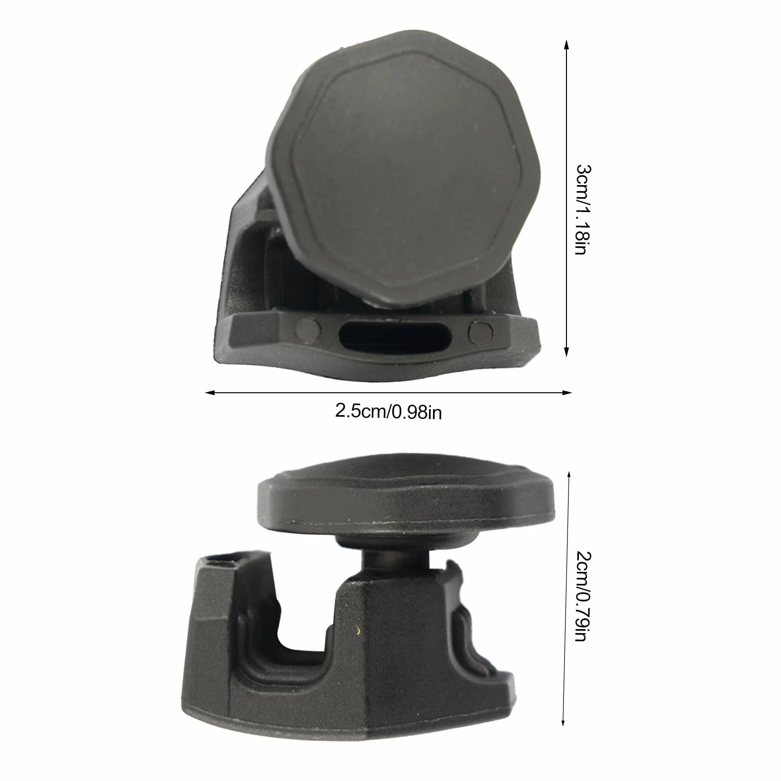 Clips de reemplazo de Visera del Casco Factersking Tornillos Fasteneradores Kit de Archivo Adjunto de Visor