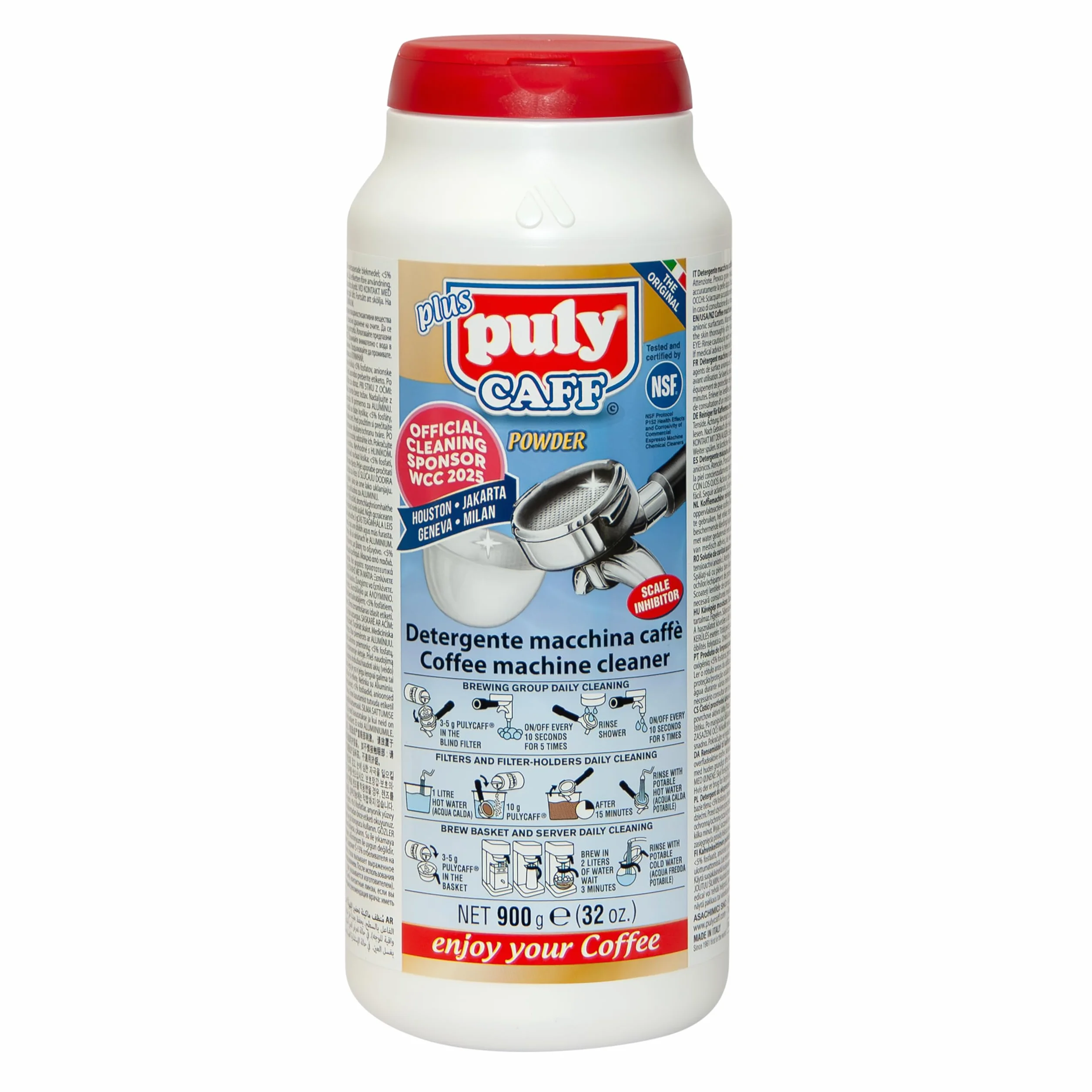 Puly Caff Polvere - Polvo de limpieza para café expreso (900 g)