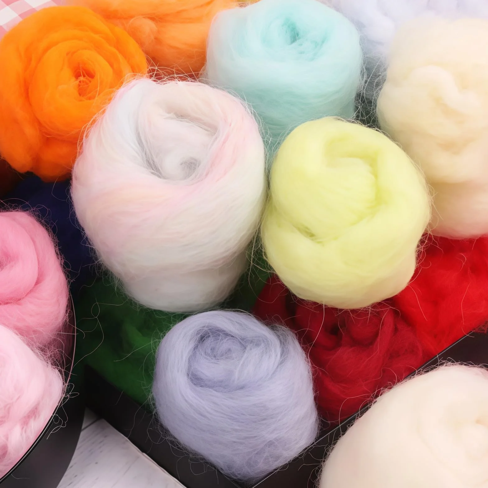 GOMETY Lana de fieltro de 100 colores, juego de 300 g, 100 × 3 g, lana de cuento de hadas de lana de oveja, lana merino premium para fieltro húmedo y seco, lana de fieltro de aguja multicolor para