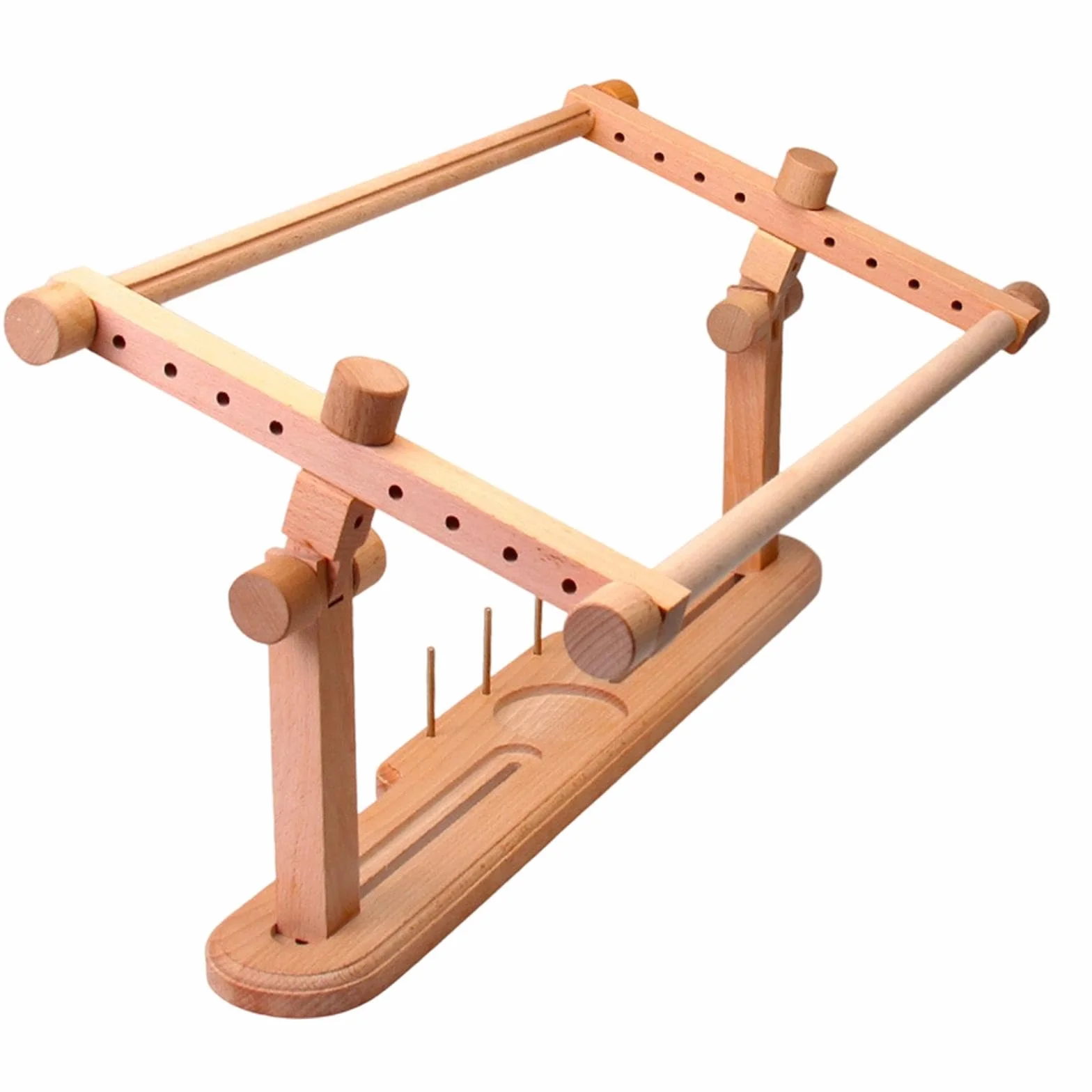 kowaku Bastidor de Bordado de Madera Ajustable, Bastidor de Bordado Multiusos