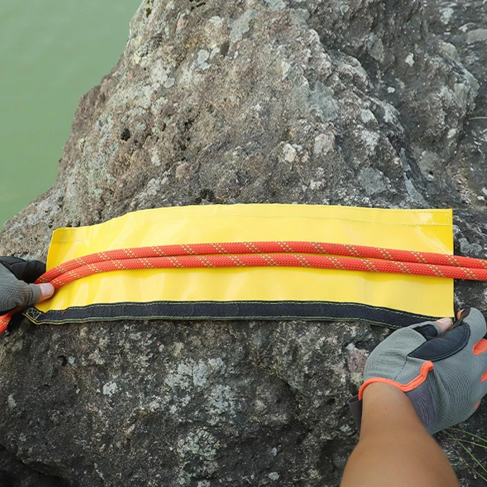 Protector de cuerda PVC para escalada en roca - Funda protectora de cuerda arborista