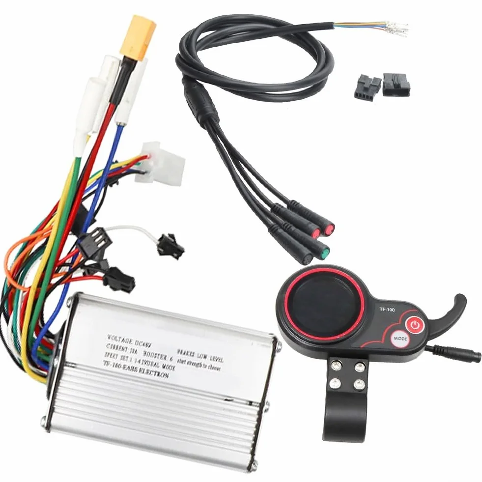 Controlador sin escobillas 48V 20A para scooter Kugoo M4 PRO2 con carcasa de aluminio ranurado y protección térmica
