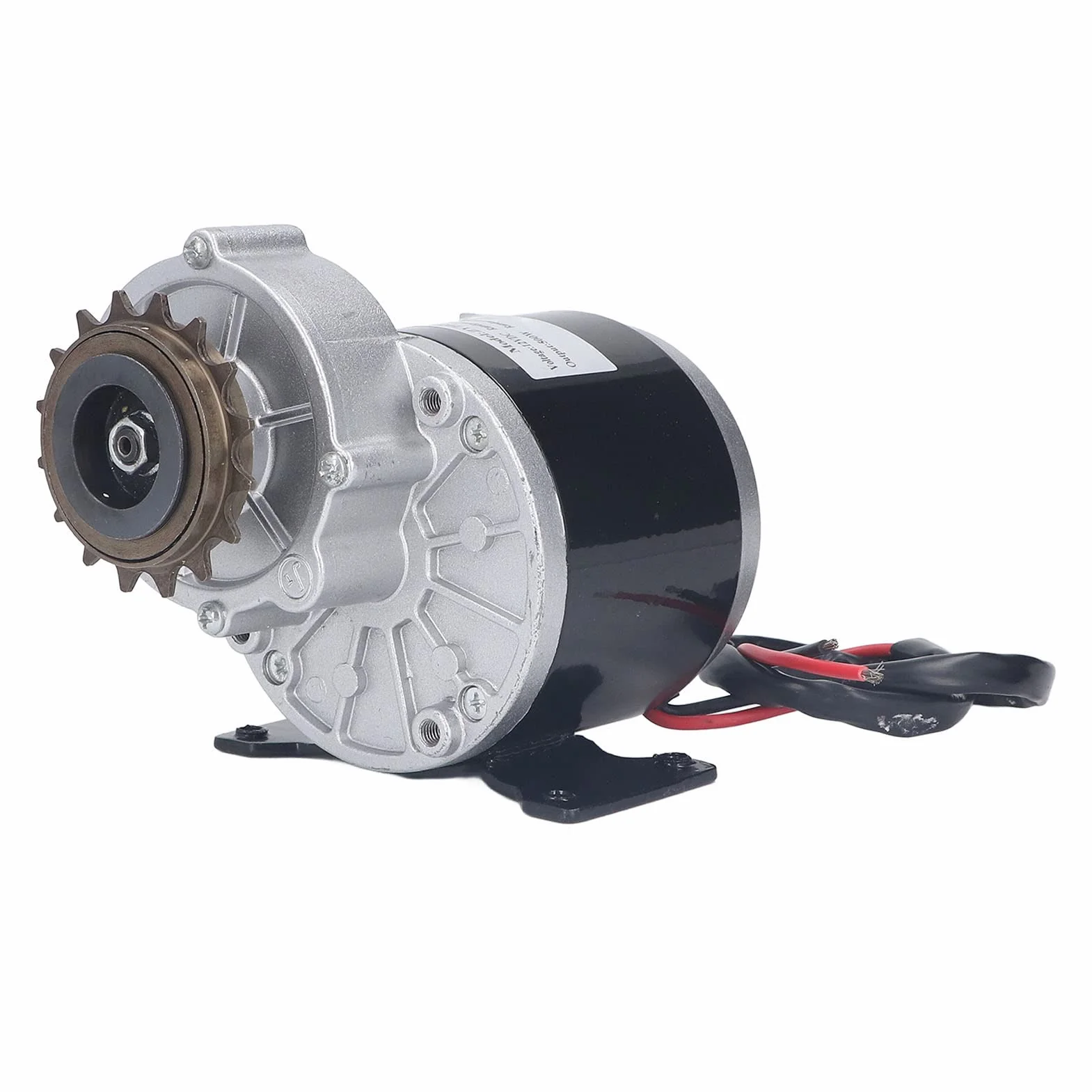 DC 12V 500W Motor Eléctrico Cepillado 16 Dientes Gear Chainwheel Alta Torsión 2500RPM Para Bicicleta Eléctrica Scooter