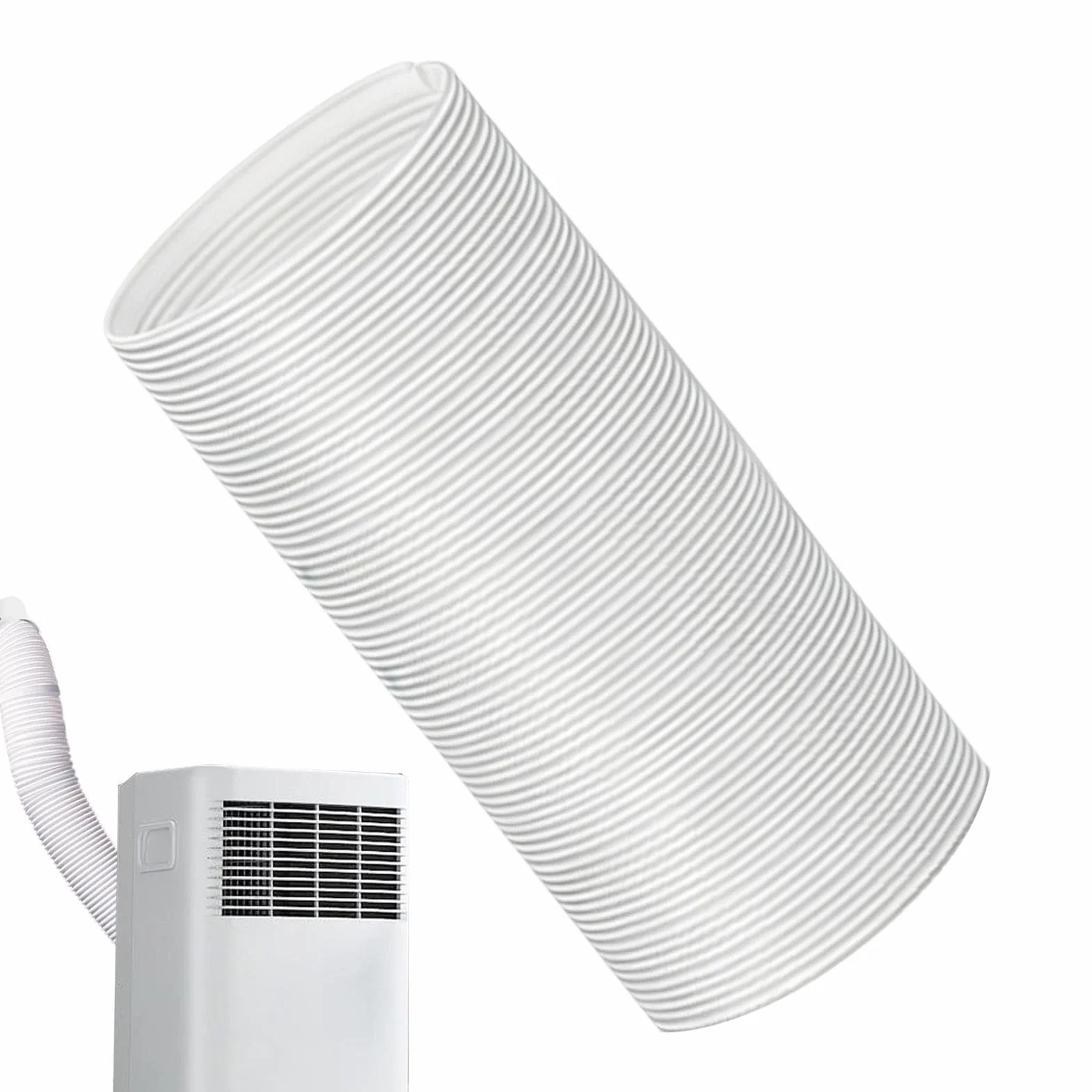 Manguera De Escape Para Aire Acondicionado Portátil Flexible Y Telescópica | Manguera de ventilación para aire acondicionado móvil Para Hogar Dormitorio Apartamento Habitación Al