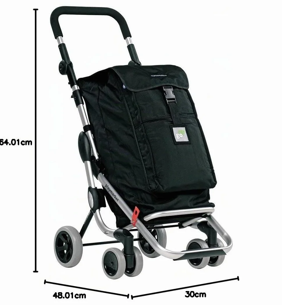Foppapedretti 9702000100 - Carrito de la Compra, Color Nogal