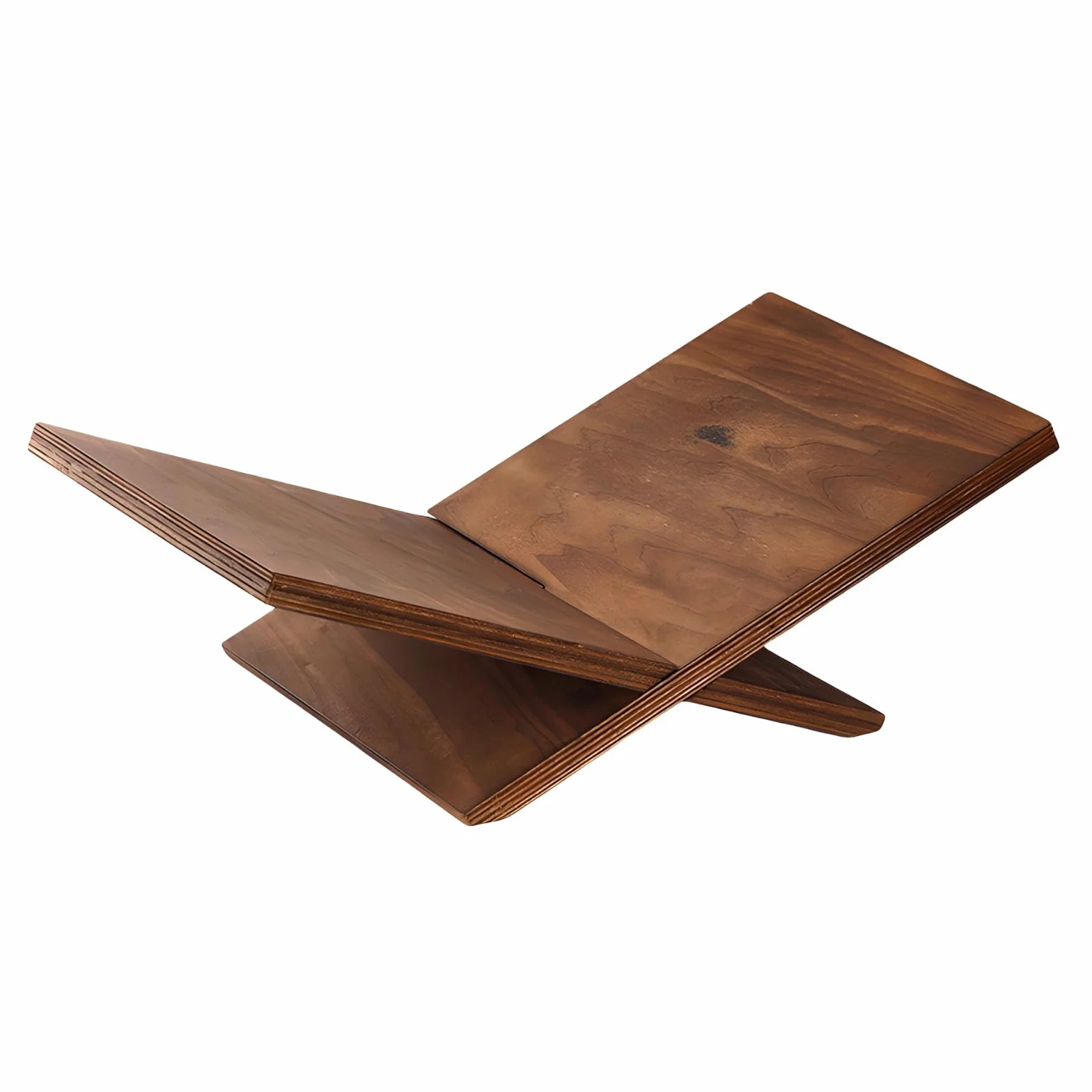 Soporte para libros de madera, inclinado de 15 grados, en forma de V, para lectura cómoda, extraíble y portátil, para libros de cocina, escritorio, oficina y hogar, 32 x 23 cm