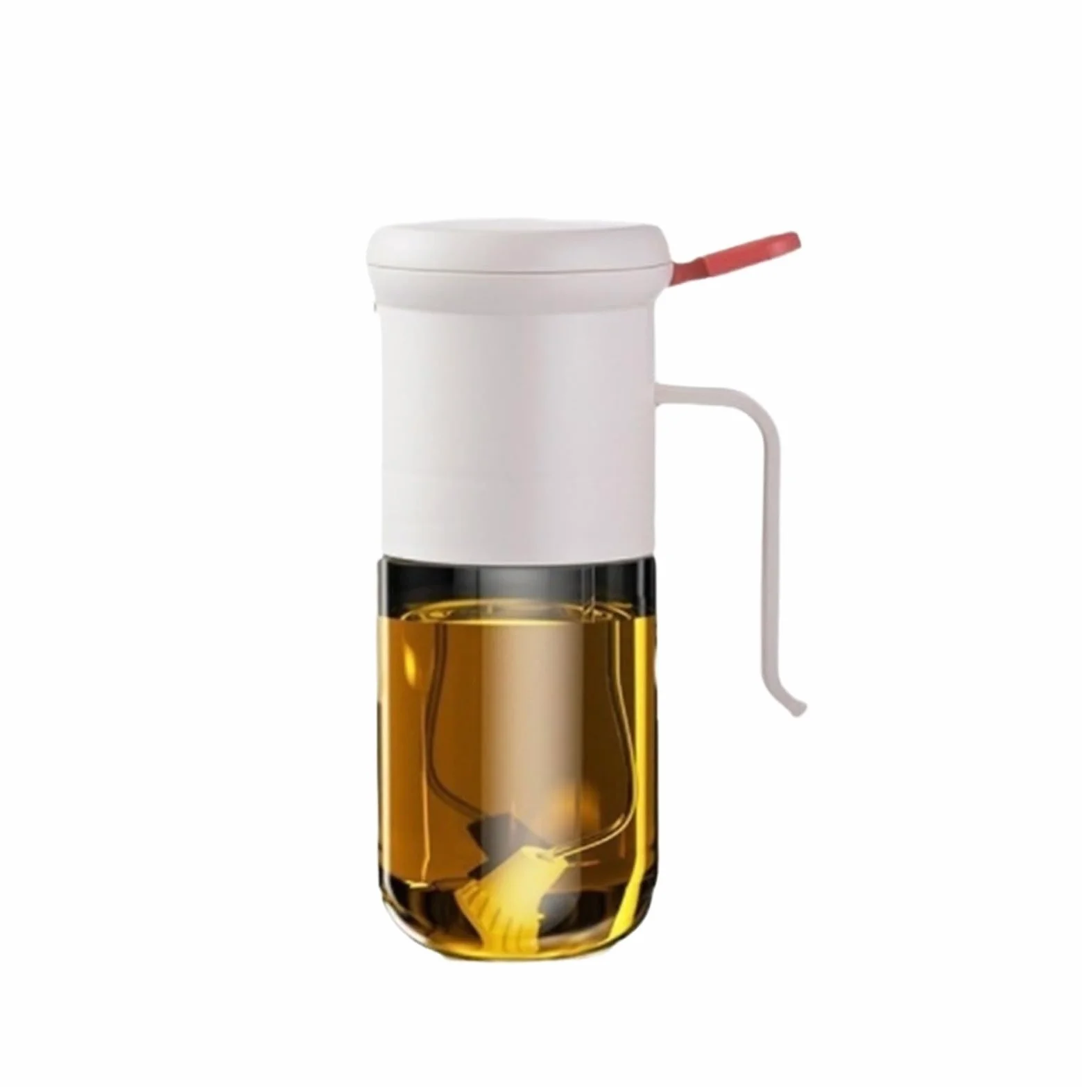 Cocina Dispensador De Aceite Dispensador De Aceite De Oliva De Vidrio For El Hogar De 2 Piezas Sin Aceite For Freidora De Aire, Olla Rociadora De Aceite For Barbacoa Pulverizador Aceite Spray