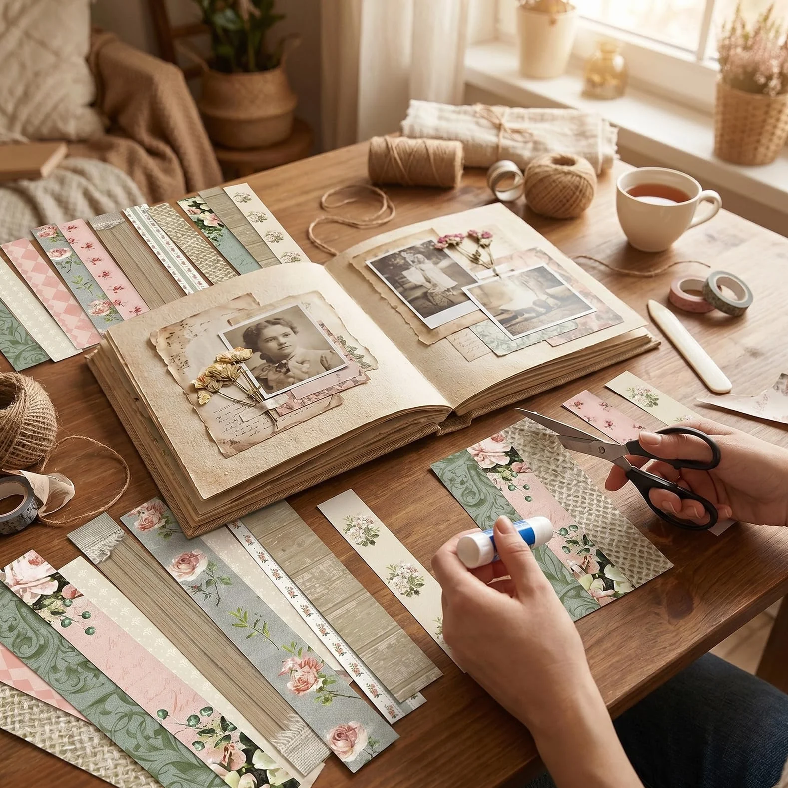 papel scrapbooking,scrapbooking materiales,scrapbooking,Papels Decorativo,Material Scrapbooking for Hobbies Crafts Gifting