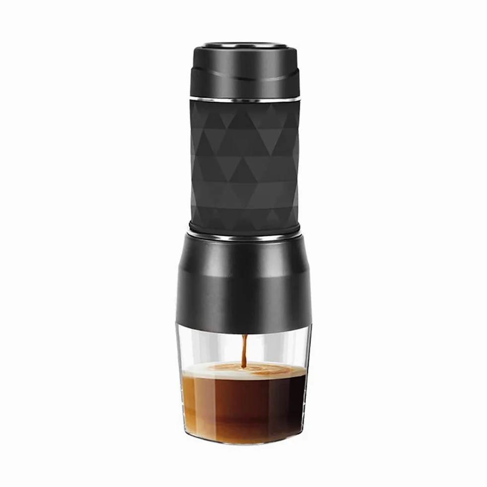 Cafetera de café expreso, cápsula de mano, cafetera molida, portátil, apta para cápsulas de café en polvo