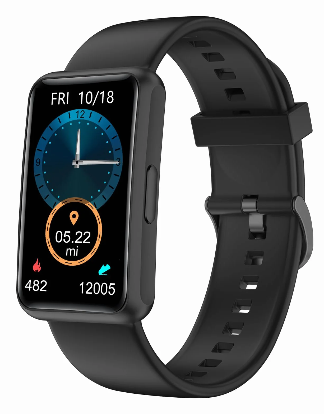 HUAKUA Smartwatch Sin Bluetooth,Sin Aplicación,Pulsera de Actividad 1.47 Pulgadas con Contador de calorías,Monitor de sueño,Despertador,Cronómetro,Impermeable IP68, Temporizador para Caminar