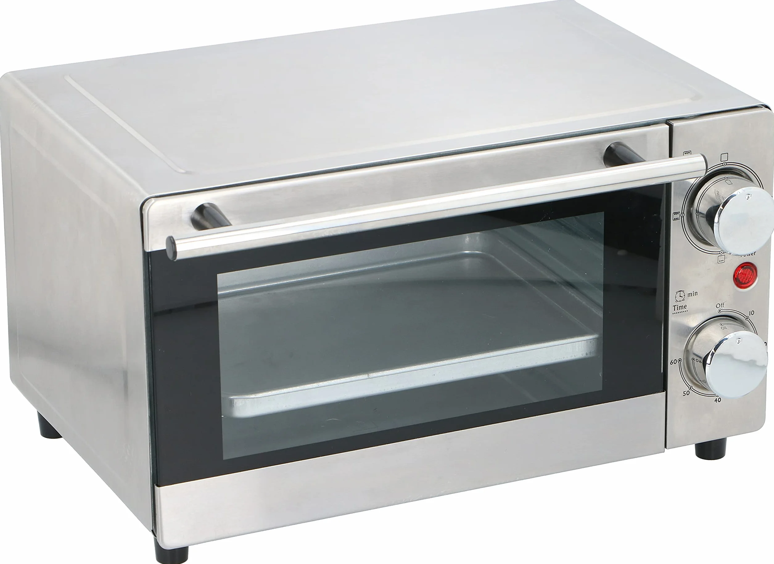 All Ride Horno - Horno de 24 v Camion - Mini Horno para Viajes en Camión o Caravana - 300 Vatios - 9 Litros - Acero Inoxidable