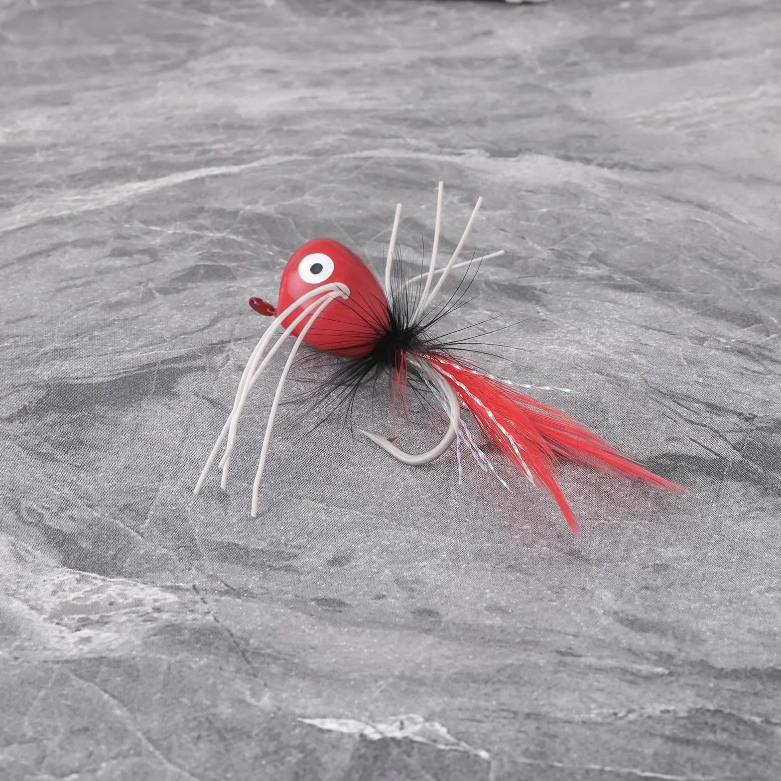 EMSea 10 Señuelos Popper para Pesca con Mosca Lubina Pez Luna