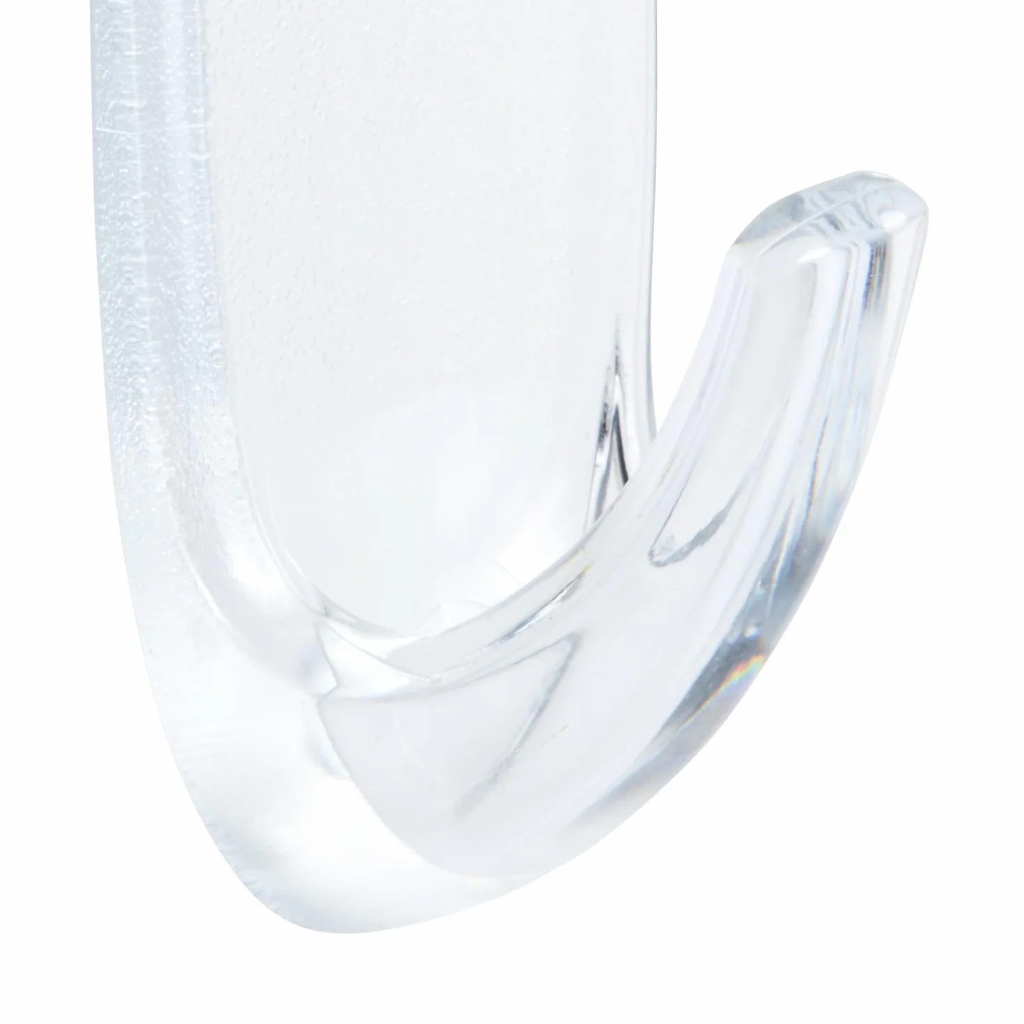 Command 17091CLR - Ganchos (900 gr de carga, talla M, 4 adhesivos para pared), color transparente