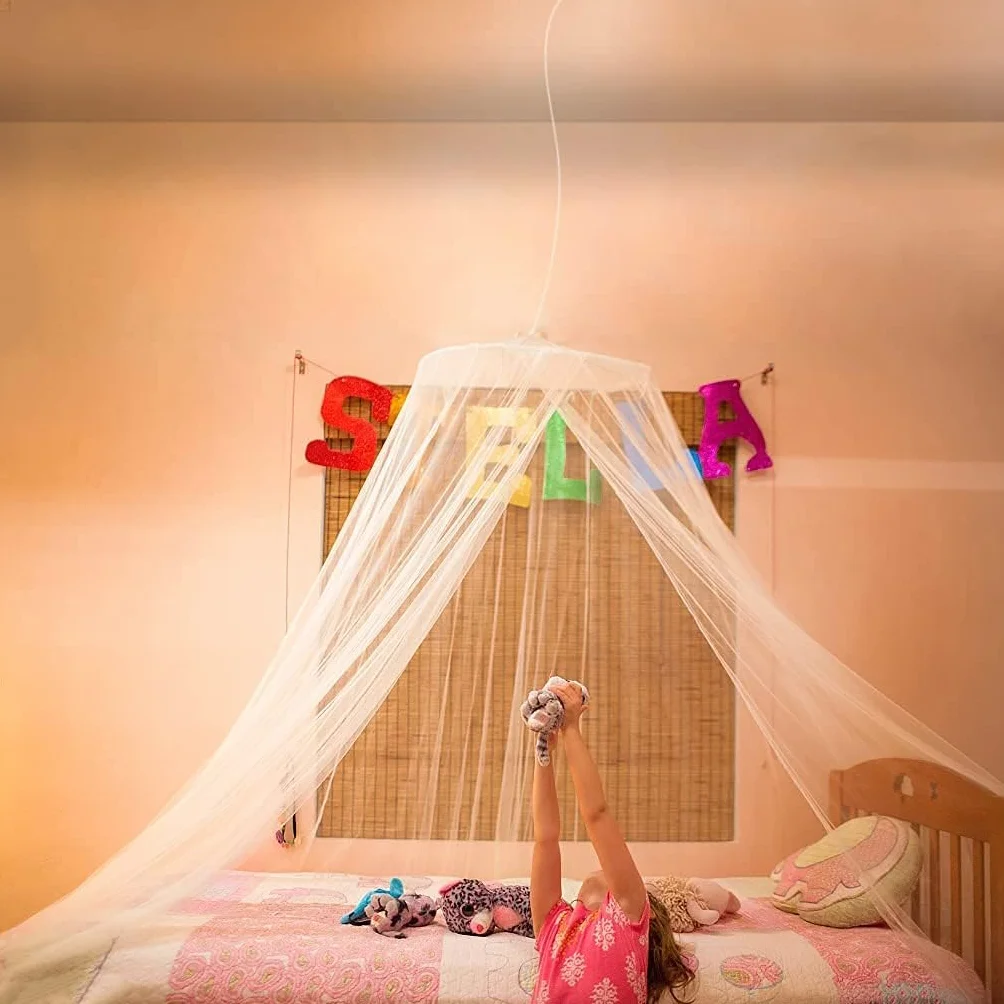 Mosquitero Grande Universal con Diseño de Cúpula, Portátil para Cama de Matrimonio