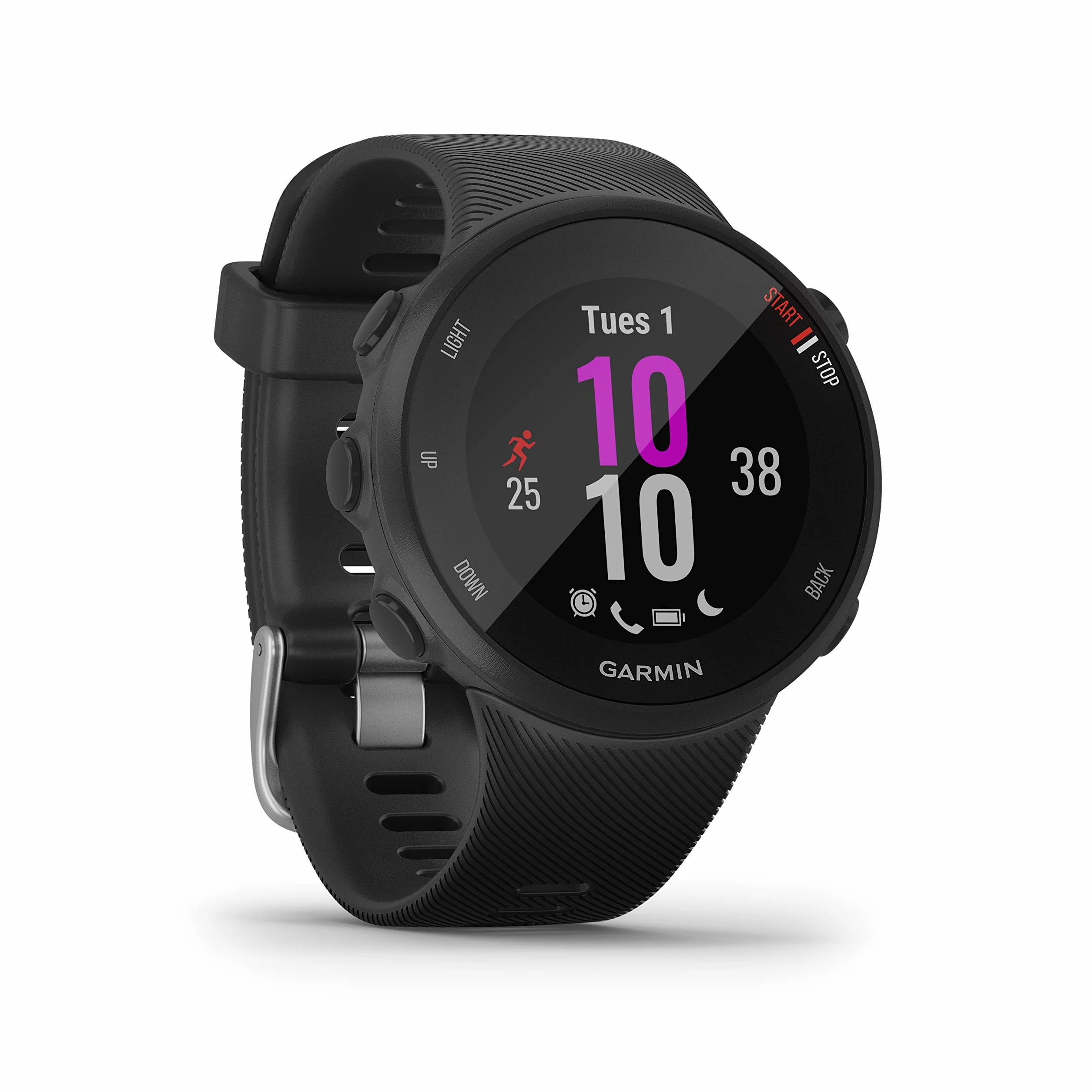 Garmin Forerunner 45S Reloj GPS para Correr con Frecuencia Cardiaca en la Muñeca, Negro