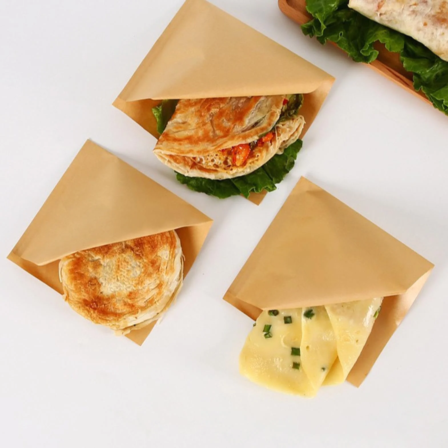 Bolsas Sándwich De Papel 600 Piezas Envoltorios Resistentes A La Grasa De | Bolsas Papel Para Panadería En El Hogar, La Cocina, Almuerzo, Picnic, Camping, Escuela, Trabajo Y Restaurante