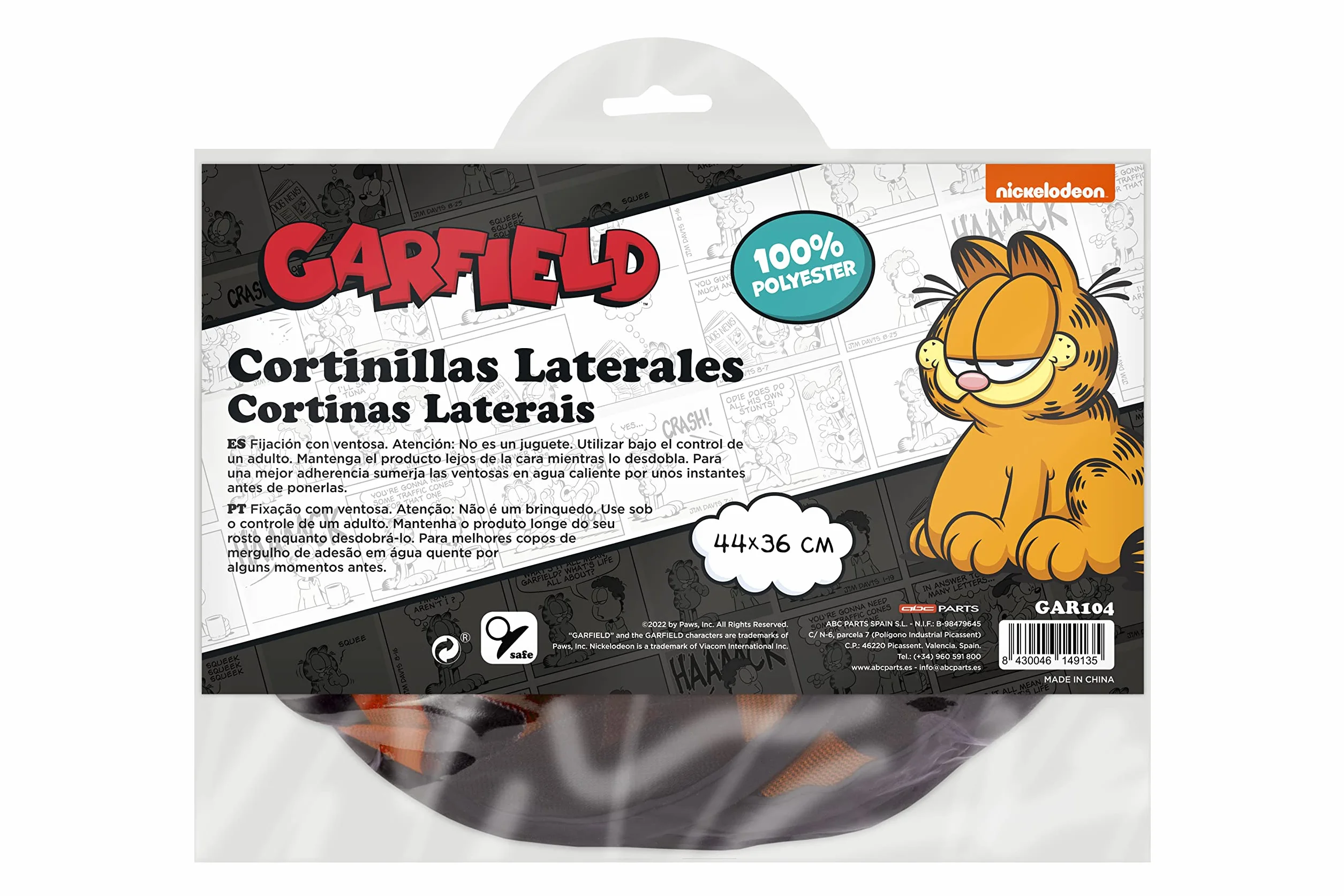 Garfield Cortinillas laterales