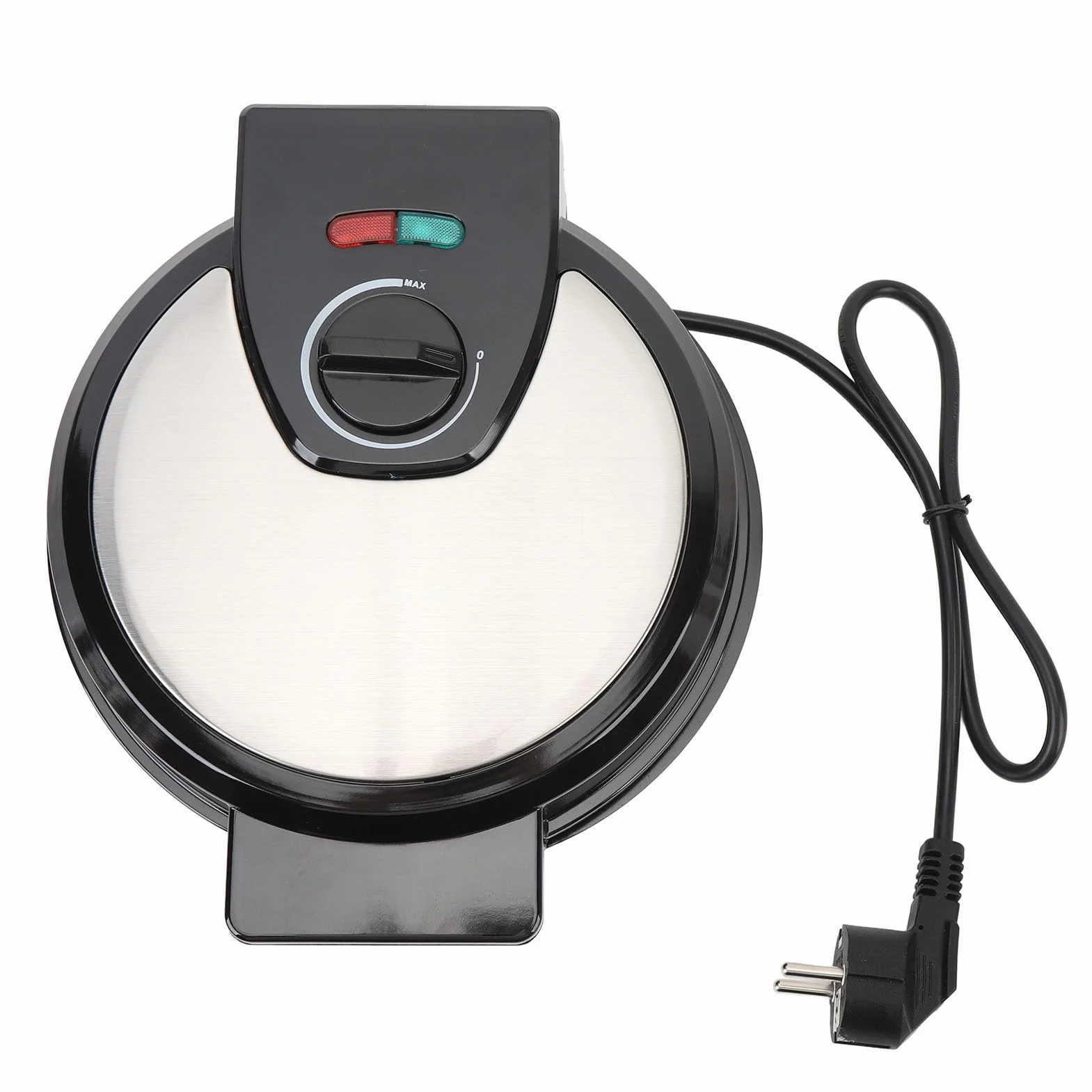 Mini Donut Maker, Recubrimiento Antiadherente Donut Maker para 7 Donuts Pequeños, Molde para Hornear Donuts de 1000W para Desayuno Casero Postres Aperitivos