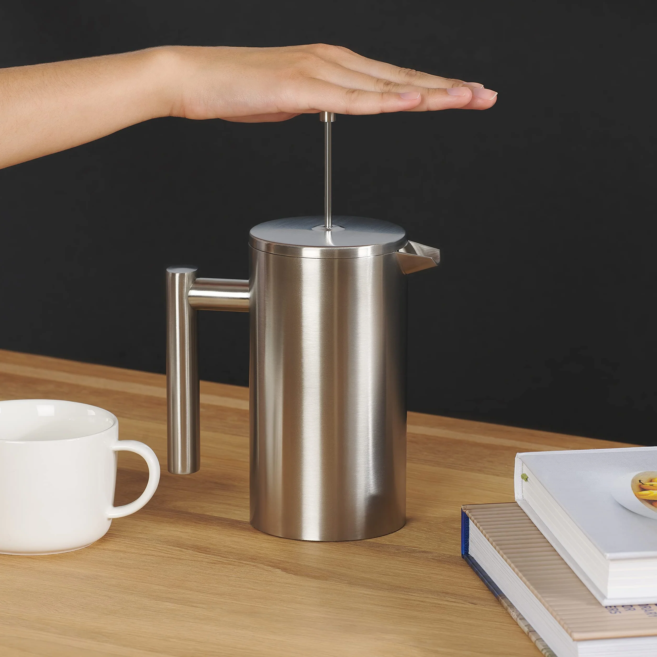 Blumtal Prensa francesa de Acero Inoxidable 350 ml Cafetera termo doble pared aislada con filtro recambio