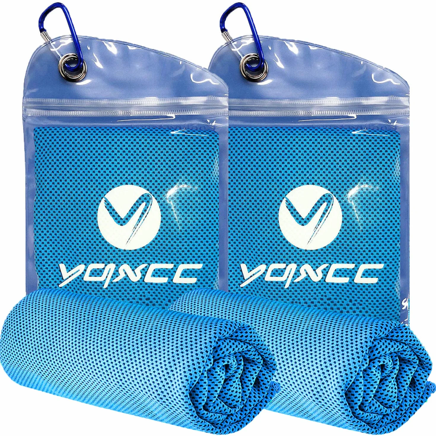 Toallas de Enfriamiento 120x30 cm Microfibra para Yoga Golf Gimnasio Camping