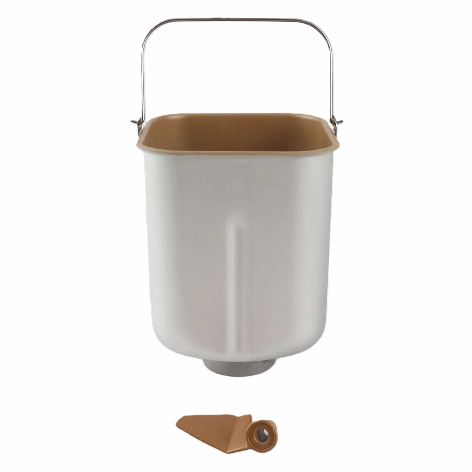 Cubo para Máquina de Pan Premium con Revestimiento Antiadherente para Hornear sin Esfuerzo - Aleación de Aluminio de Grado Alimenticio 580 G