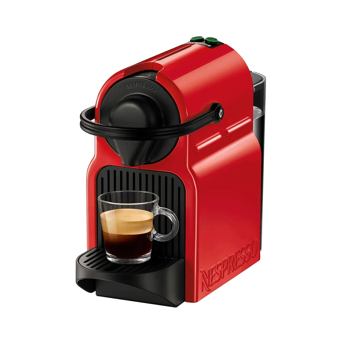 Cafetera de cápsulas KRUPS XN1005P40 roja, depósito de 0,8L, calentamiento en 25'', selector de café corto o largo