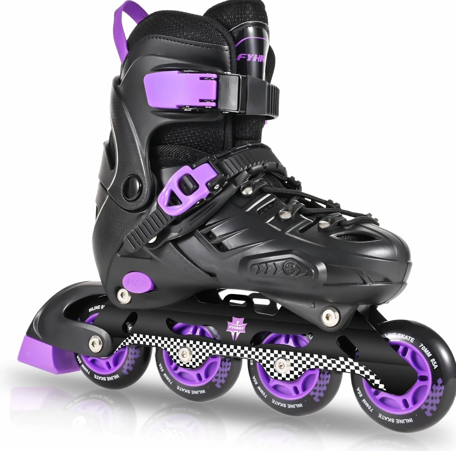 Patines en línea Ajustables para Niños Niñas Principiantes Interior Exterior