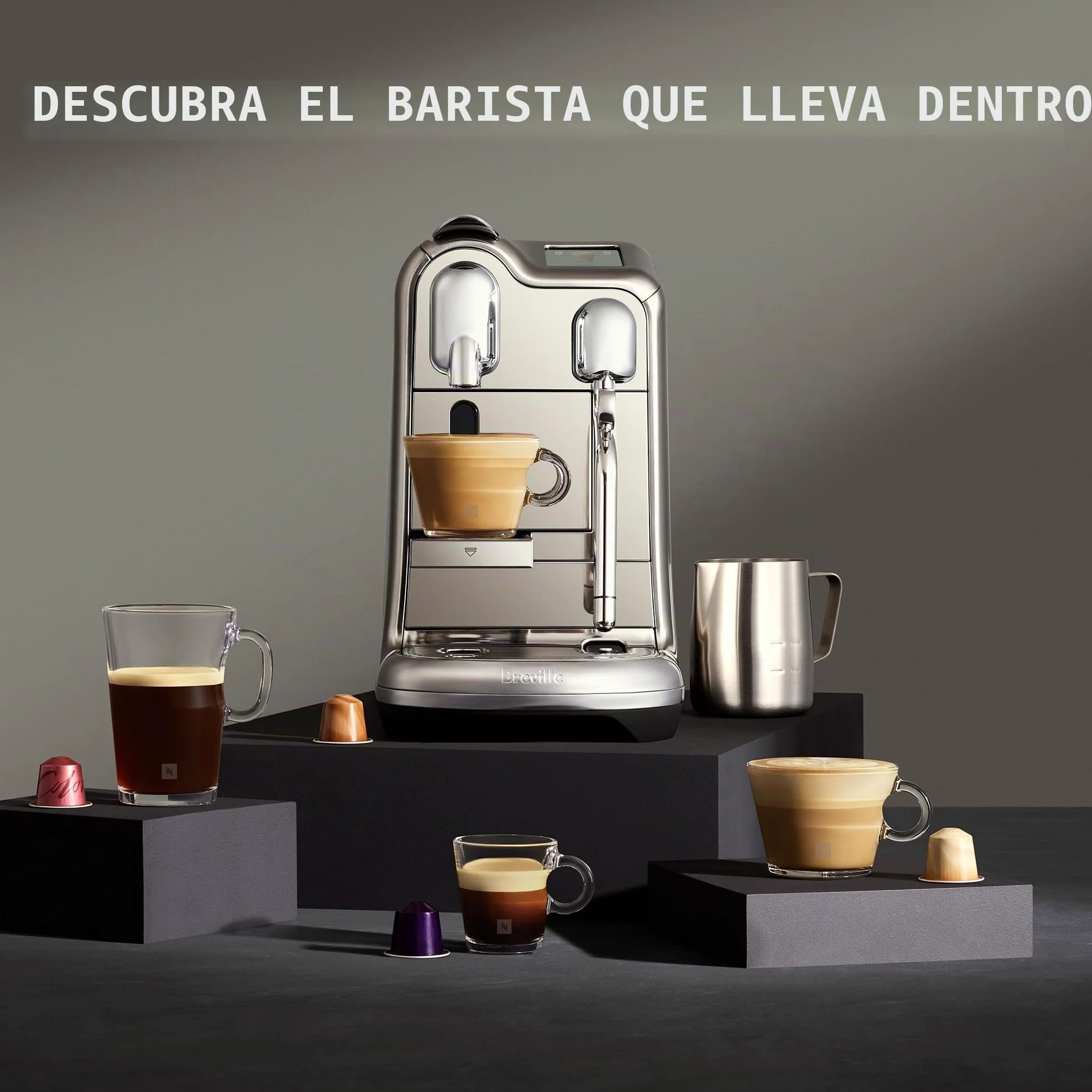 Nespresso Creatista Pro de Sage, Stainless Steel