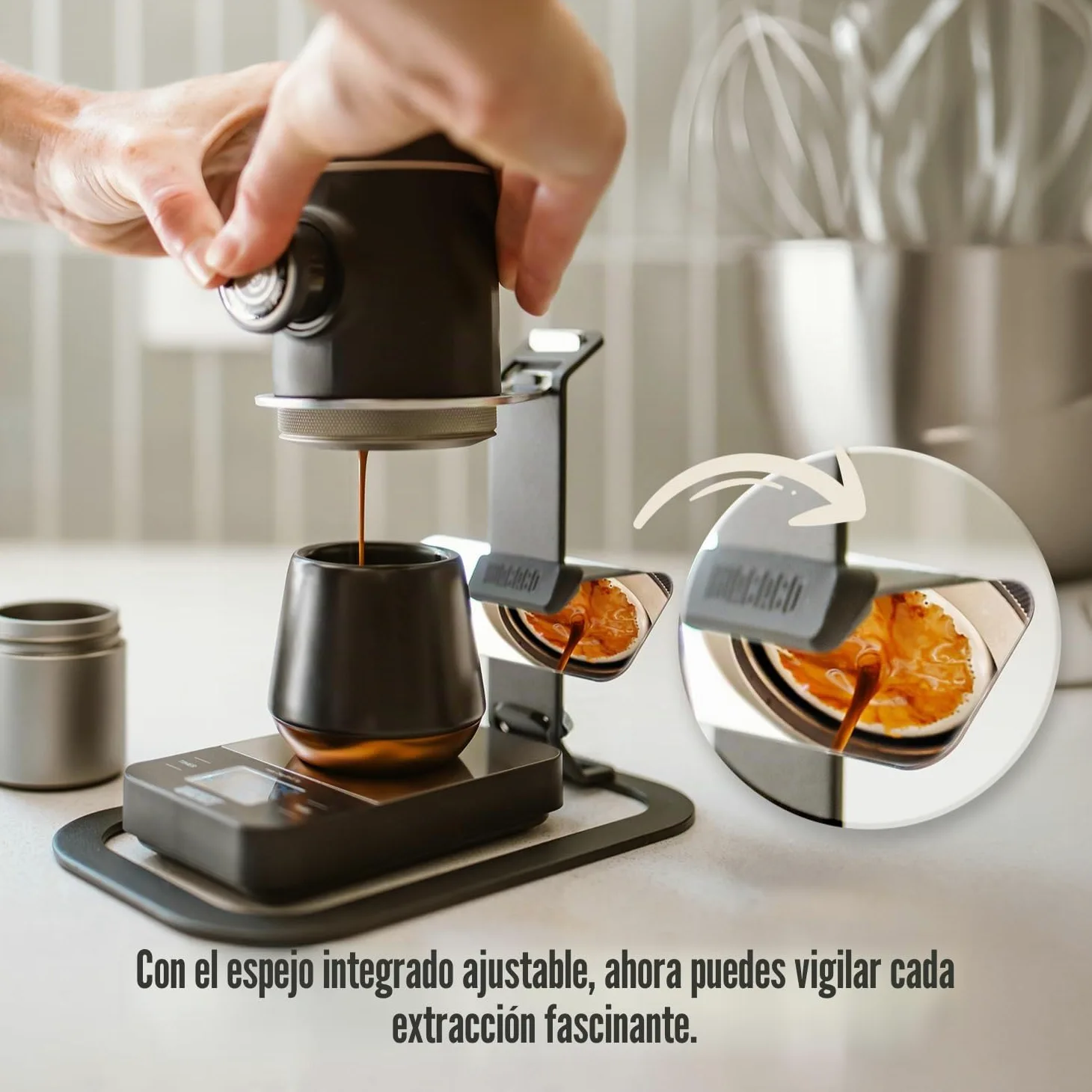WACACO Picopresso Stand, Accesorio para Picopresso, Compuesto por cuatro piezas fácilmente desmontables (Sólo para uso de Picopresso), Negro.