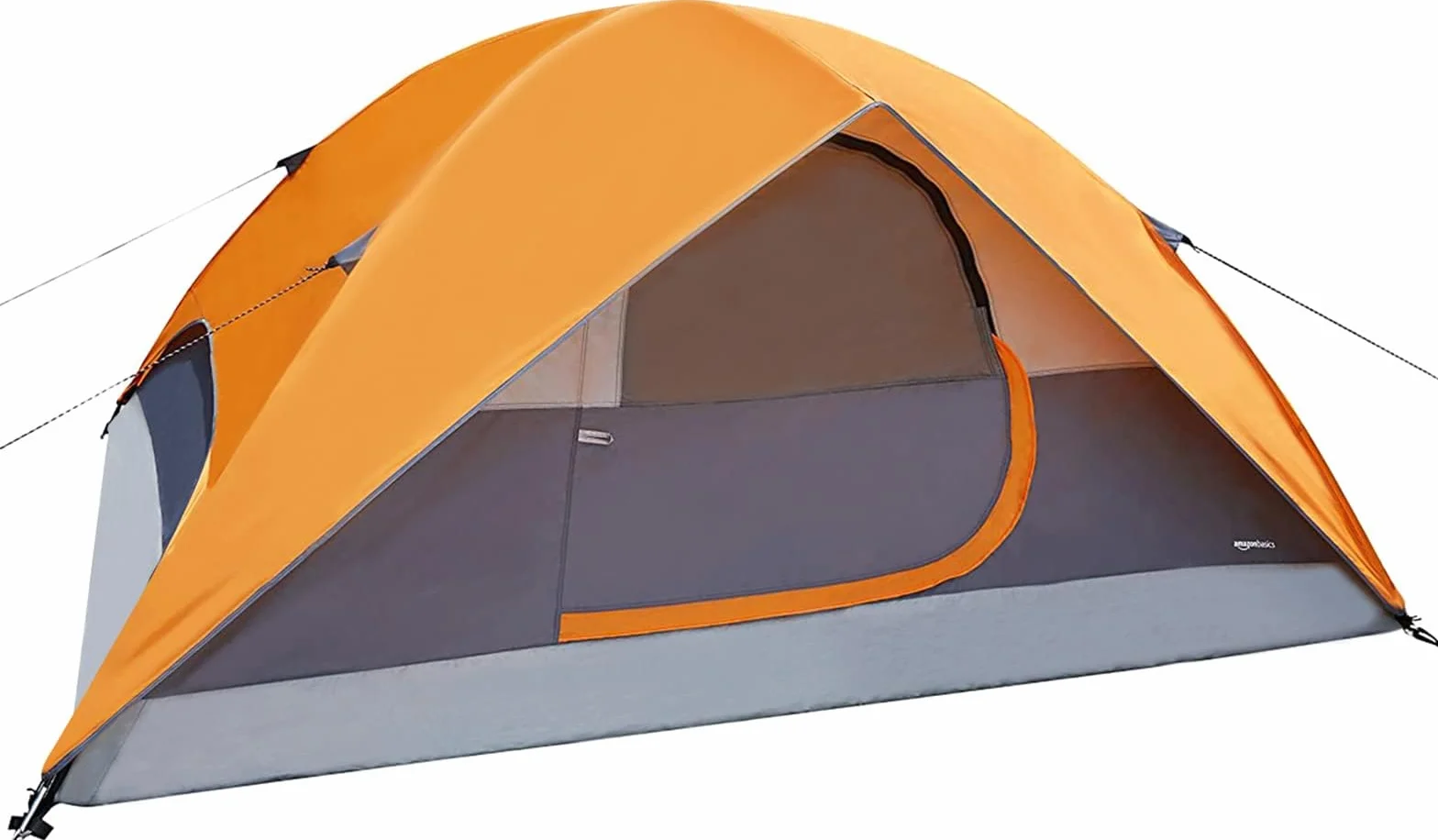 Amazon Basics Tienda de campaña impermeable 6 personas 3 estaciones lona bolsa transporte