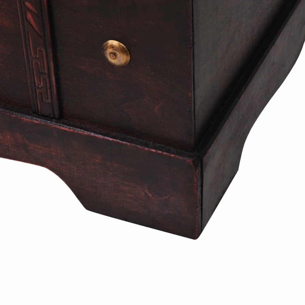 vidaXL Baúl Vintage de Madera Arcón Cofre Cajón Caja Almacenaje Organizador