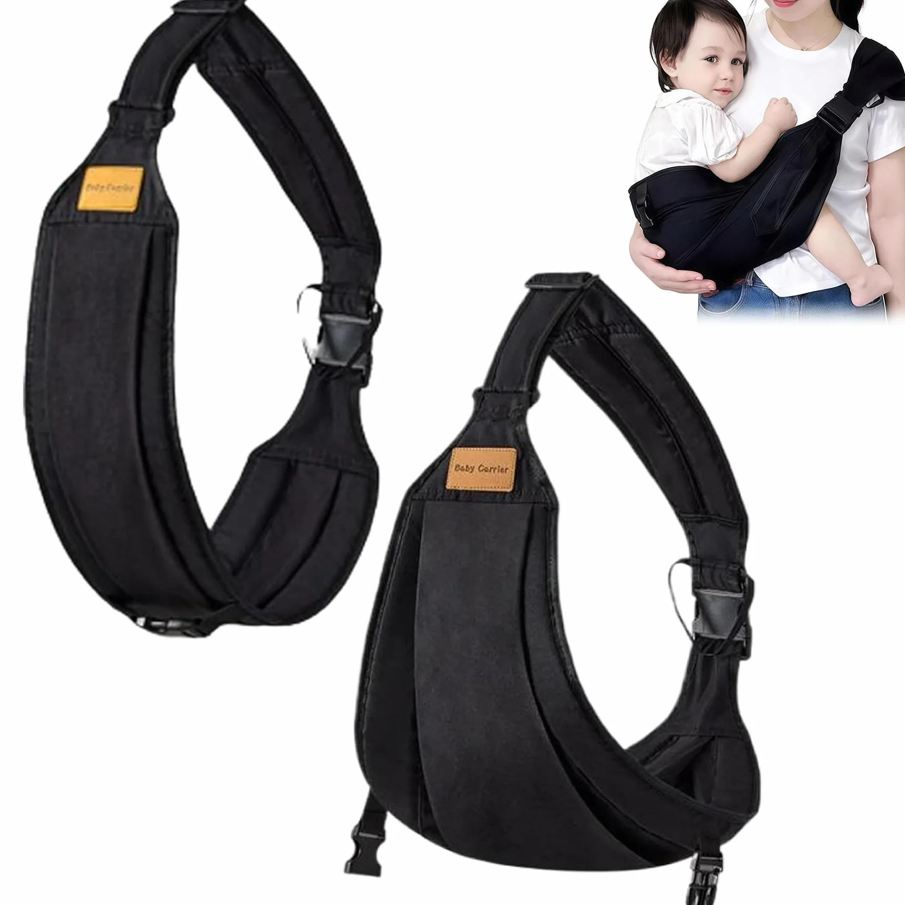Fular Portabebes Ajustable Multifuncional Ligero Transpirable para Bebés hasta 20kg