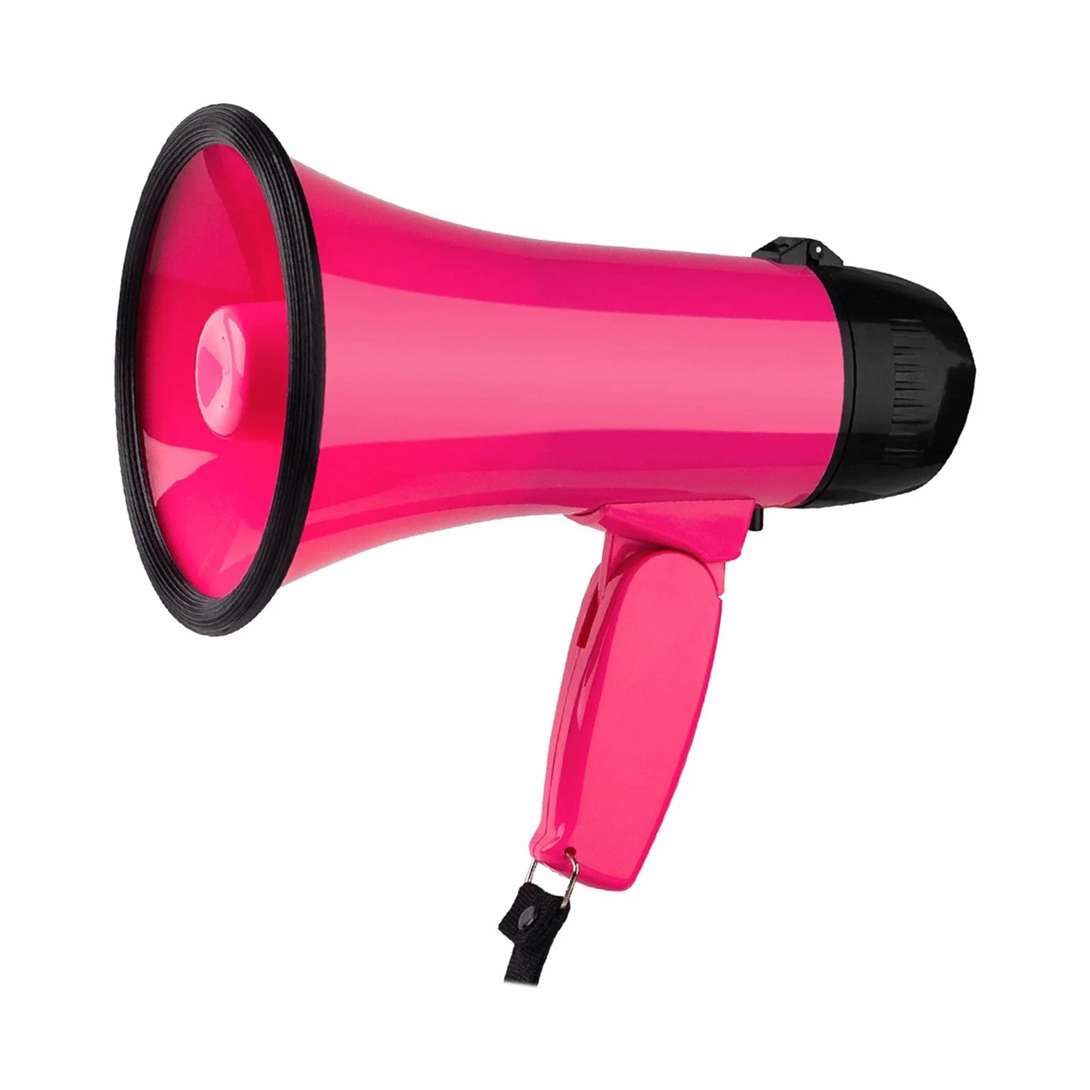 Altavoz megáfono de mano 25W Milageto Rosa rojo con grabación 240S