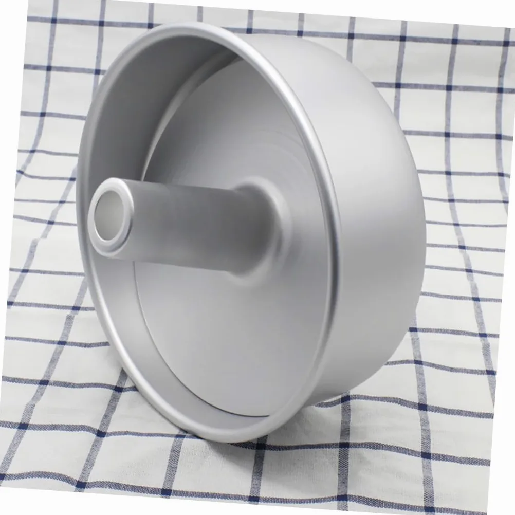 Molde para Pastel Redondo Hueco de Aleación de Aluminio, 3 Piezas, Fondo Desmontable, Adecuado para Repostería Casera y Horneado Uniforme