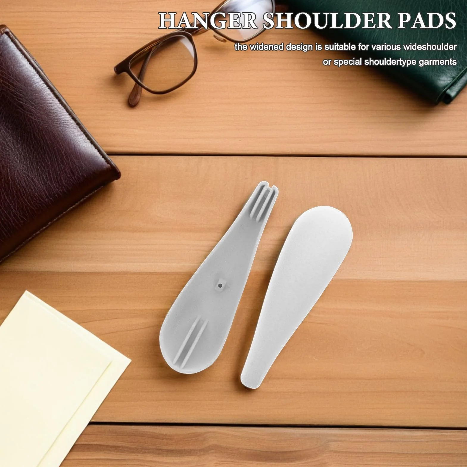 12 Almohadillas De Hombro para Perchas Flocadas Engrosadas Antideslizantes con Soporte Ensanchado para Trajes Abrigos Suéteres Moldeadoras De Hombros para Hogar Y Tiendas