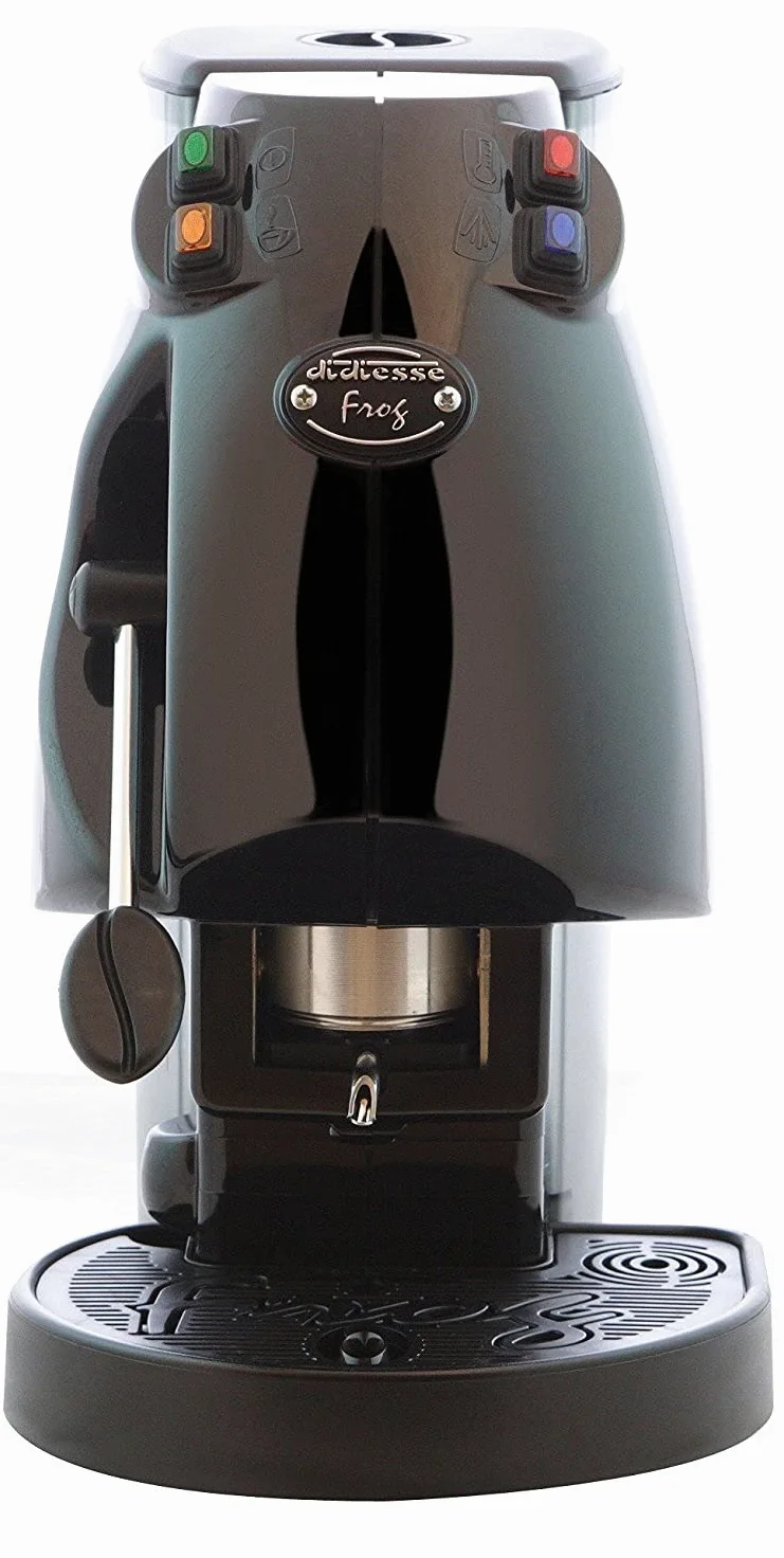 Diesse Frog - Máquina de café en cápsulas de papel ESE 44 mm, color negro