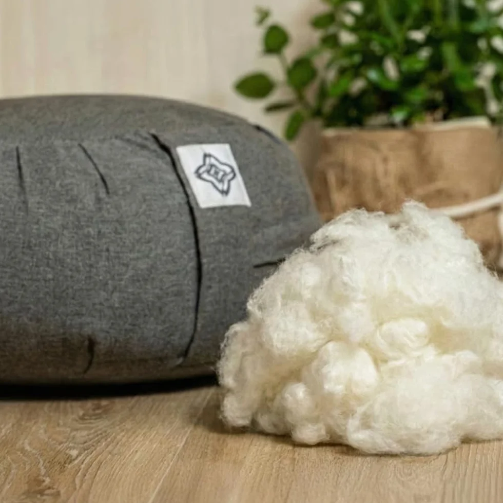 Kapok Fibra 1KG, Fibra de Kapok Natural para Yoga y cojín - Acolchado Natural Kapok