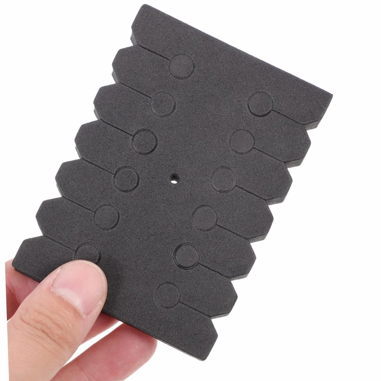 Soporte para Portaflechas de Espuma Negra Rectangular Multifuncional, Paquete de 6 Unidades
