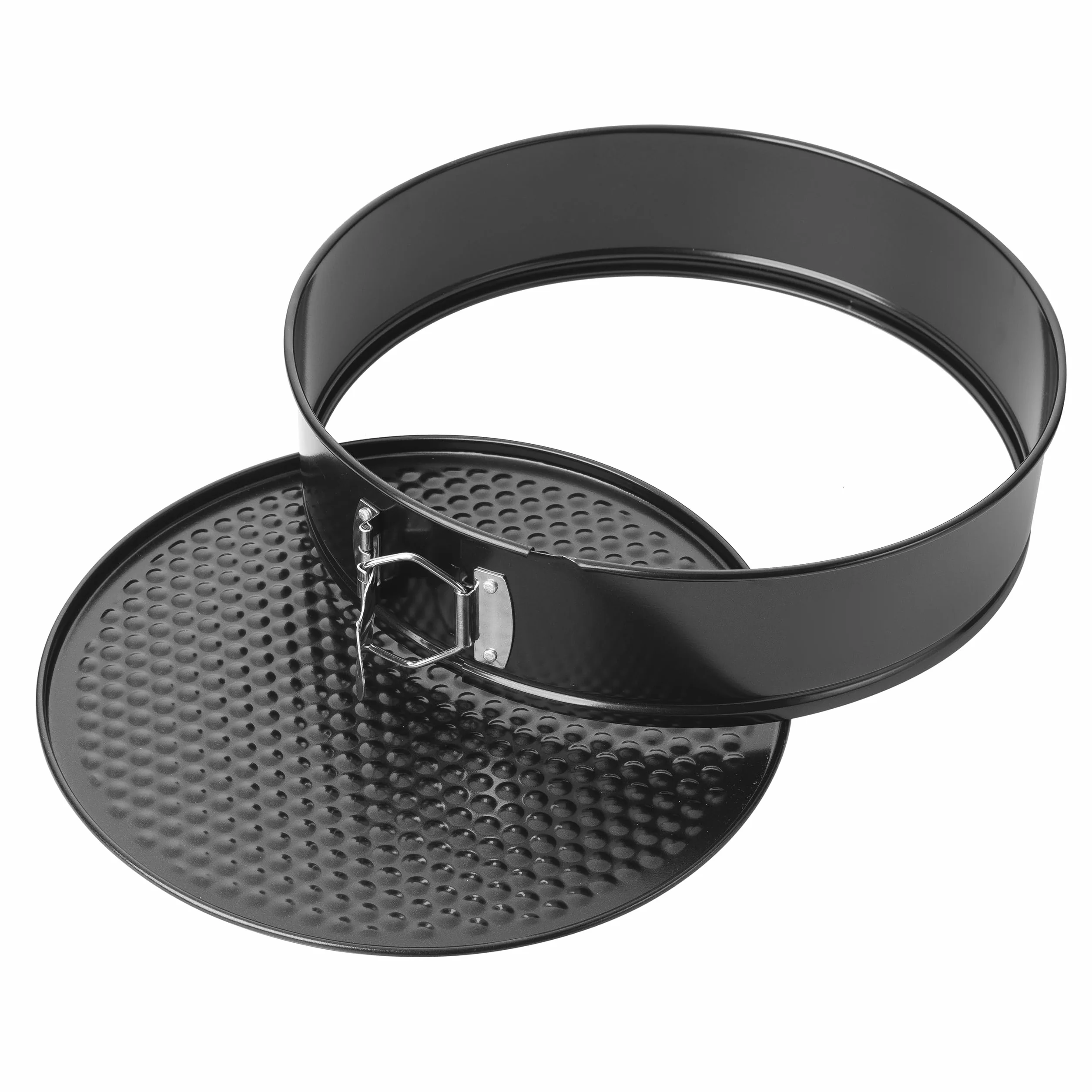 Florina Molde desmontable MERINGO | Redondo | 27,7 cm | Acero al carbono | Revestimiento antiadherente | Cierre de seguridad para desmoldado fácil | Resistente a arañazos y duradero | Apto hasta 210°C