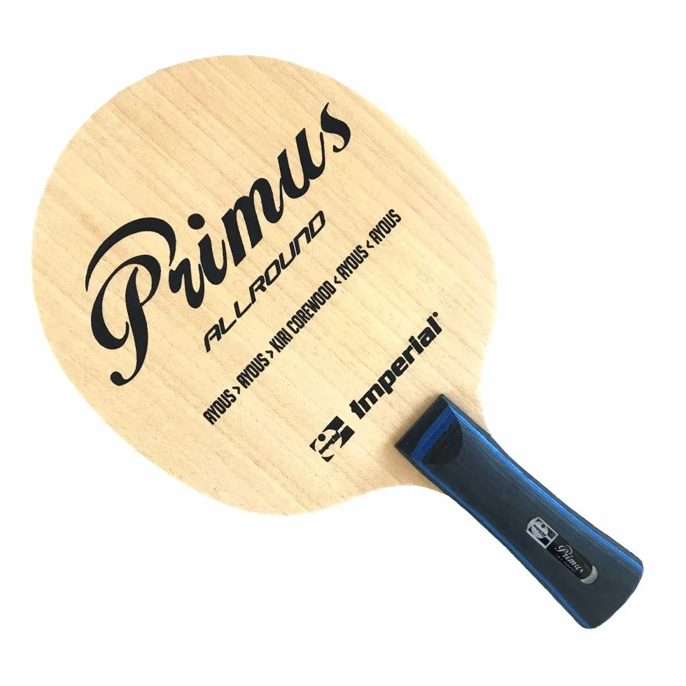 Imperial Primus Junior Allround Paleta de Tenis de Mesa Ligera Mango Estrecho Ayous Kiri Competición