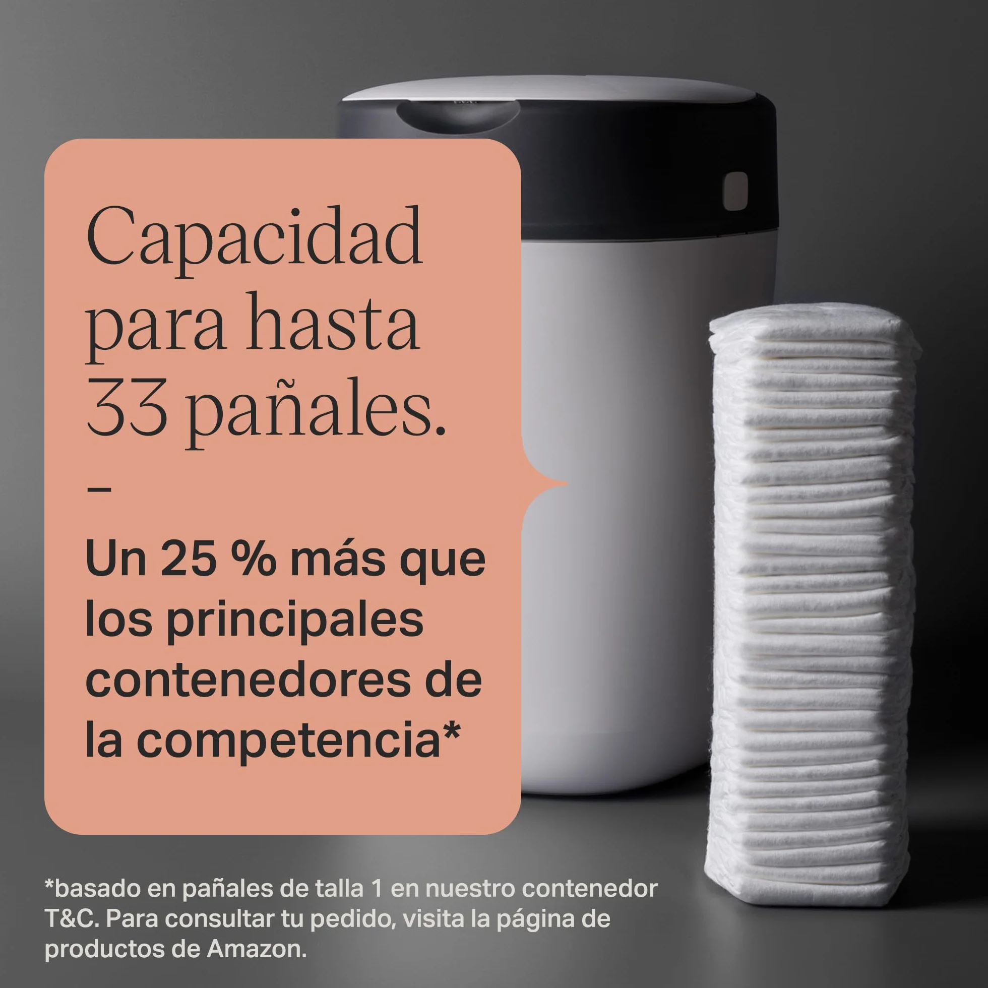 Tommee Tippee Twist & Click Contenedor para Pañales, Pack Exclusivo con 2 Recambios, Protección contra Olores