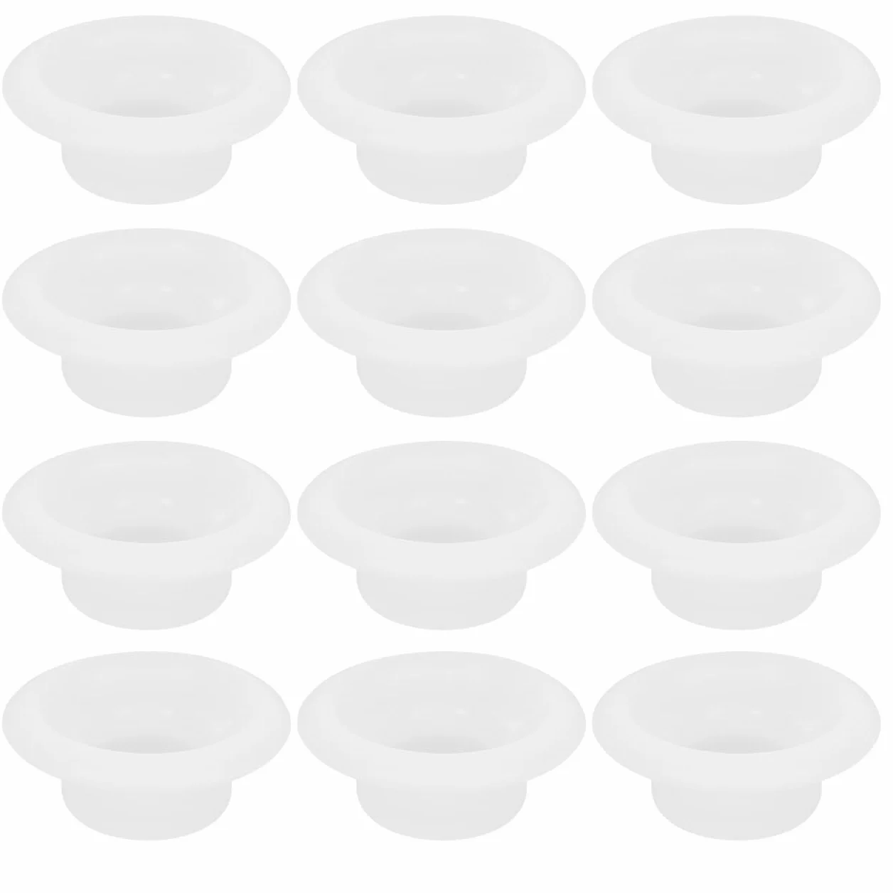 Juntas de Sellado Fácil Instalación y Almacenamiento de Silicona de Color Claro, 12 Piezas para Sellado Seguro para Botellas de Cerveza Oscilantes