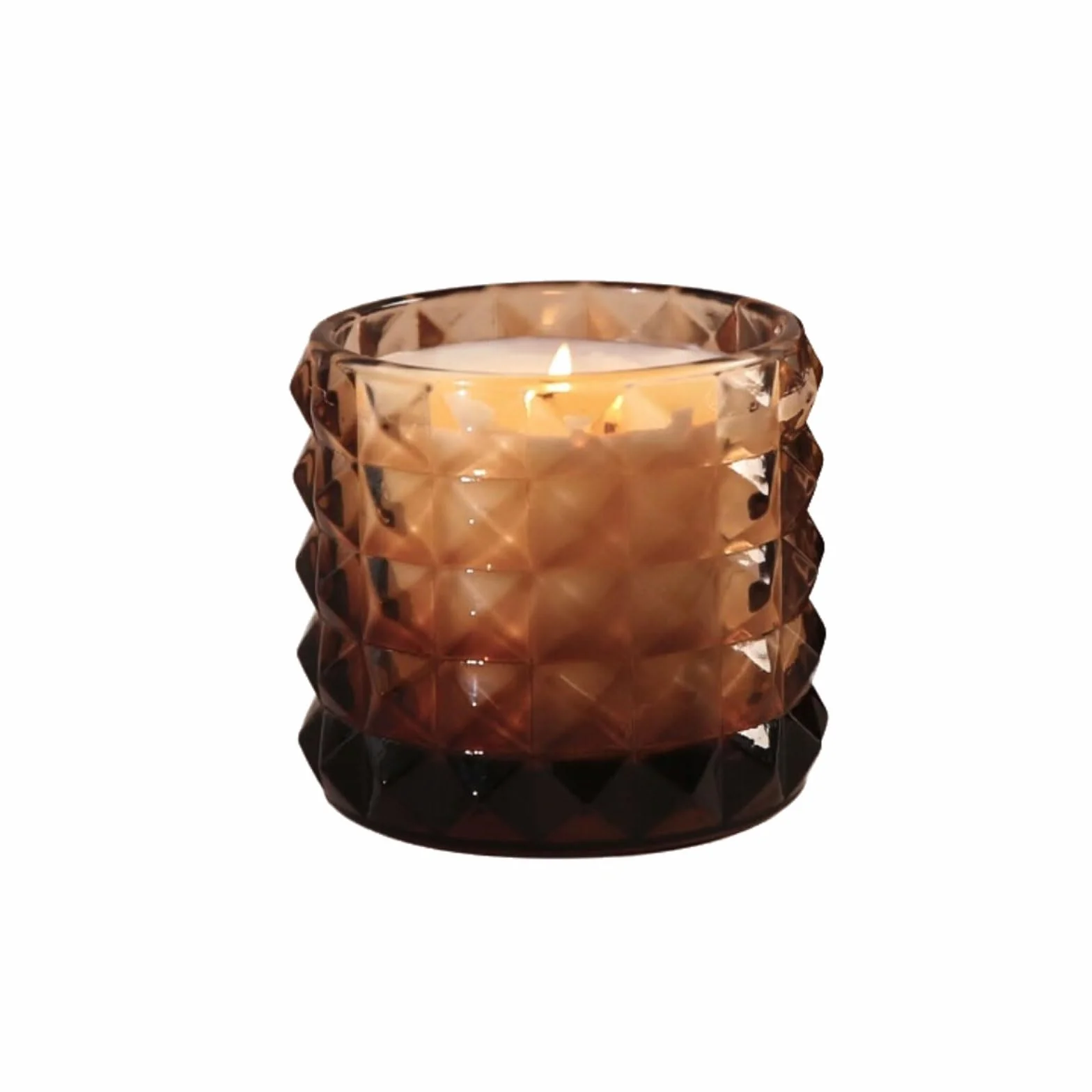 Velas de vidrio hechas con cera de soja y aceites esenciales, vela perfumada reutilizable de larga duración for dormitorio y oficina