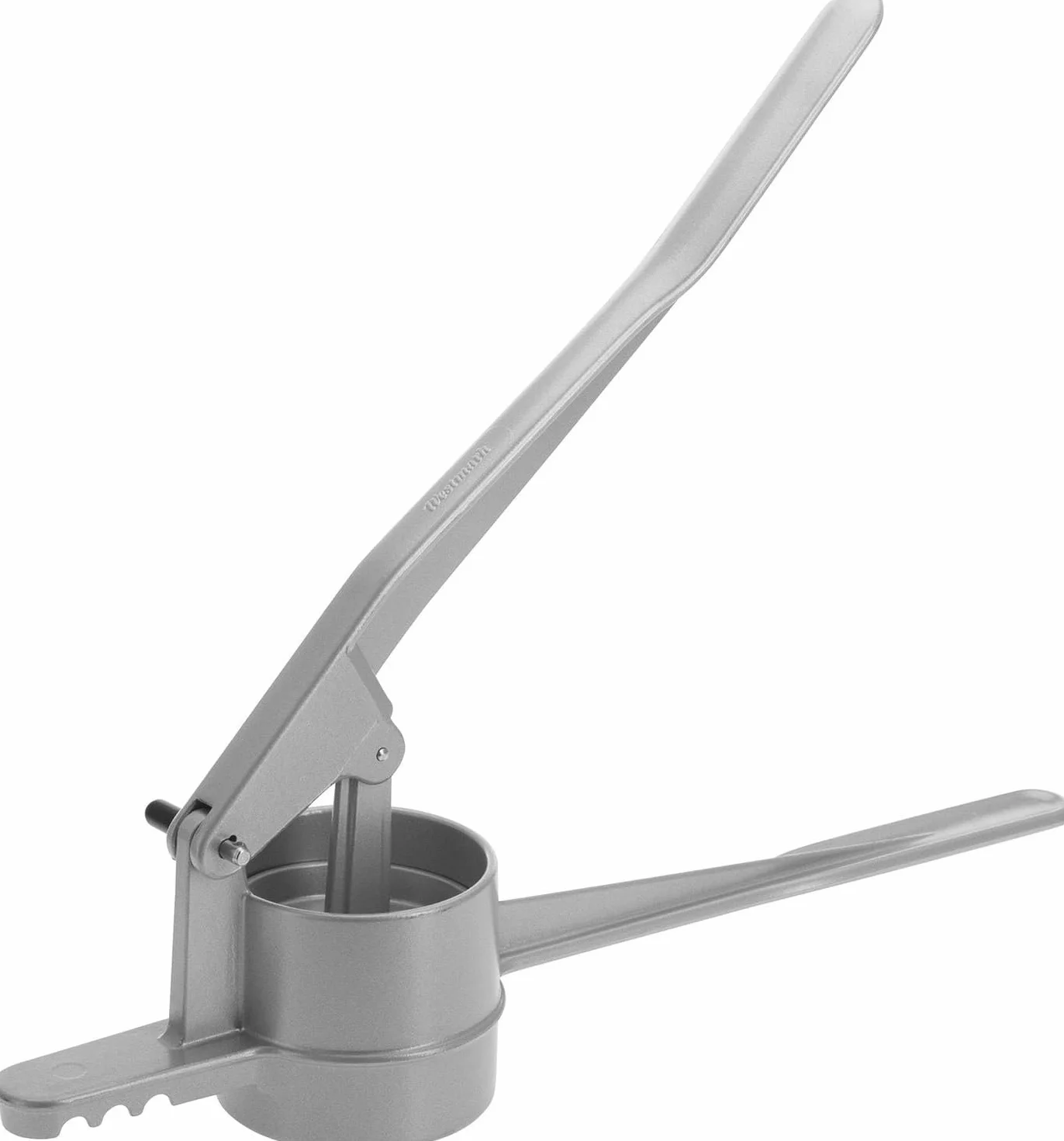 Westmark Prensa para pasta / patatas, con perforación tradicional para Spätzle como hecha a mano, Aluminio fundido a presión, Longitud: 41 cm, Spätzlechef, Plateado, 61202260