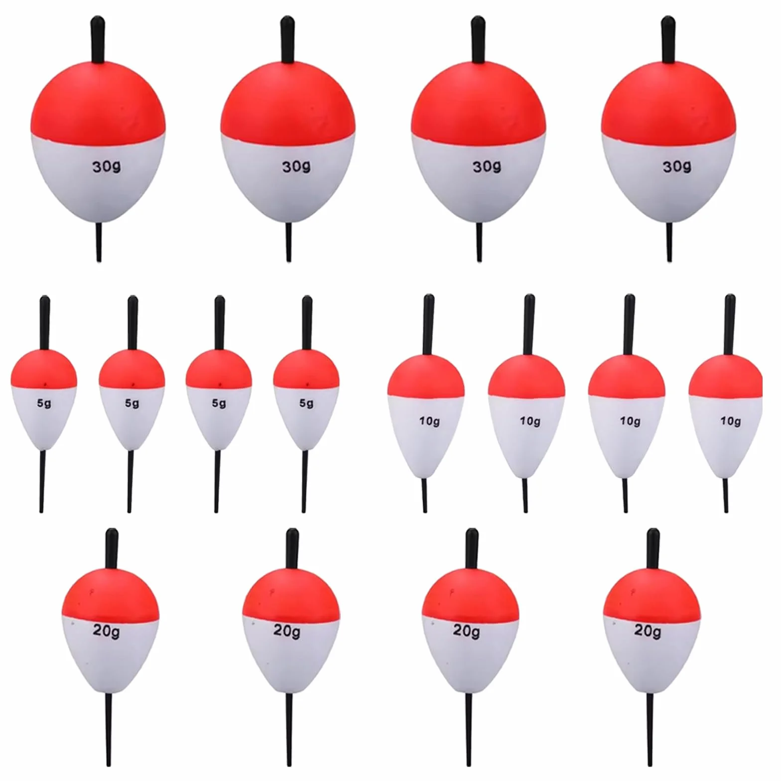 Flotador de Pesca 5 g 10 g 20 g 30 g Bobber Pesca Flotante