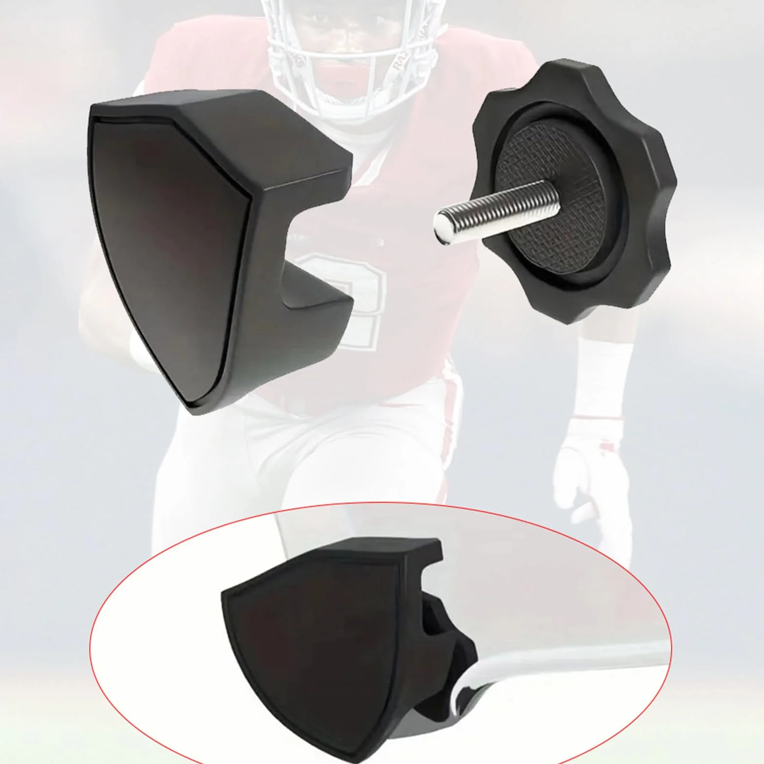Clips de reemplazo de Visera del Casco Factersking Tornillos Fasteneradores Kit de Archivo Adjunto de Visor