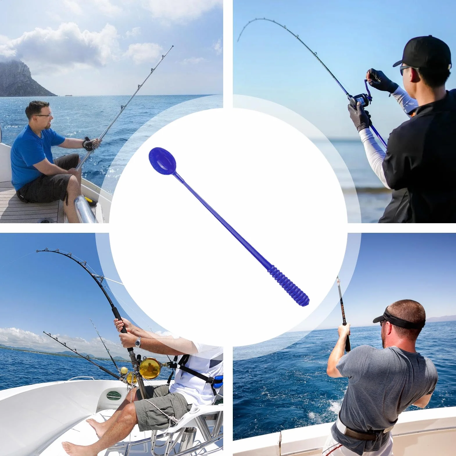 Cucharas para señuelos de pesca, lanzador de cebo, alimentador para accesorios de aparejos
