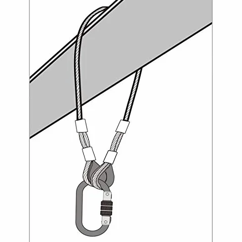 KRATOS SAFETY Eslinga de acero 2 m