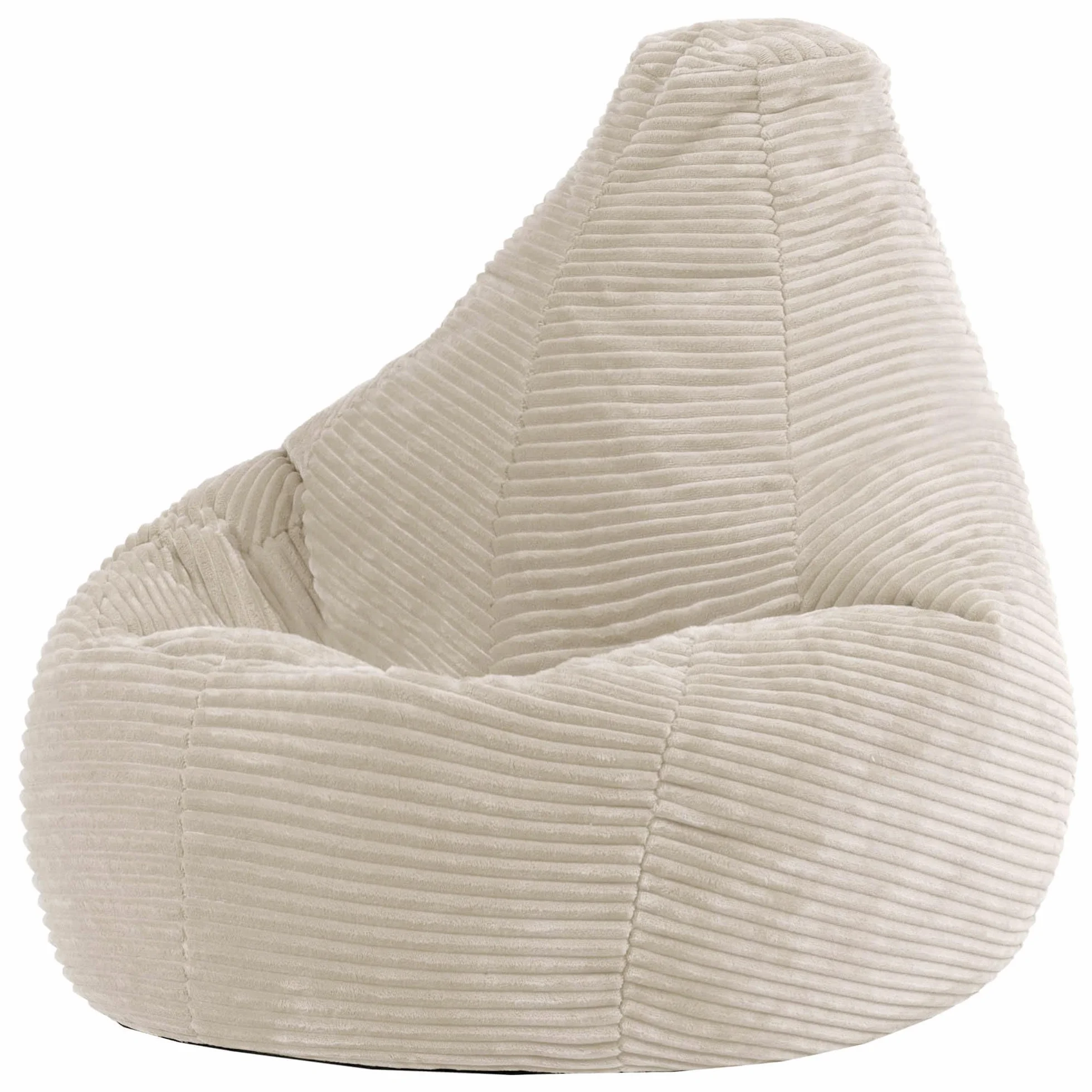 Icon Dalton Puff Infantil, Suaves y Cómodos Tela de Pana, Puff con Relleno Includio, Sillas Infantiles, Sillon Niños Infantil para Decoracion Habitacion Niña o Niño, Piedra Beige