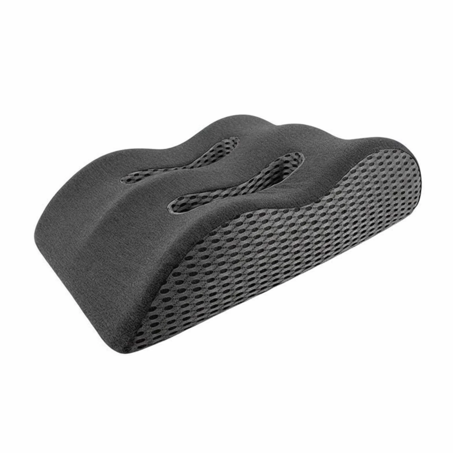 Cojín Elevador de Piernas Ergonómico Cojín Elevador Piernas Compacta para Dormir, Gris Oscuro, 54 43 15